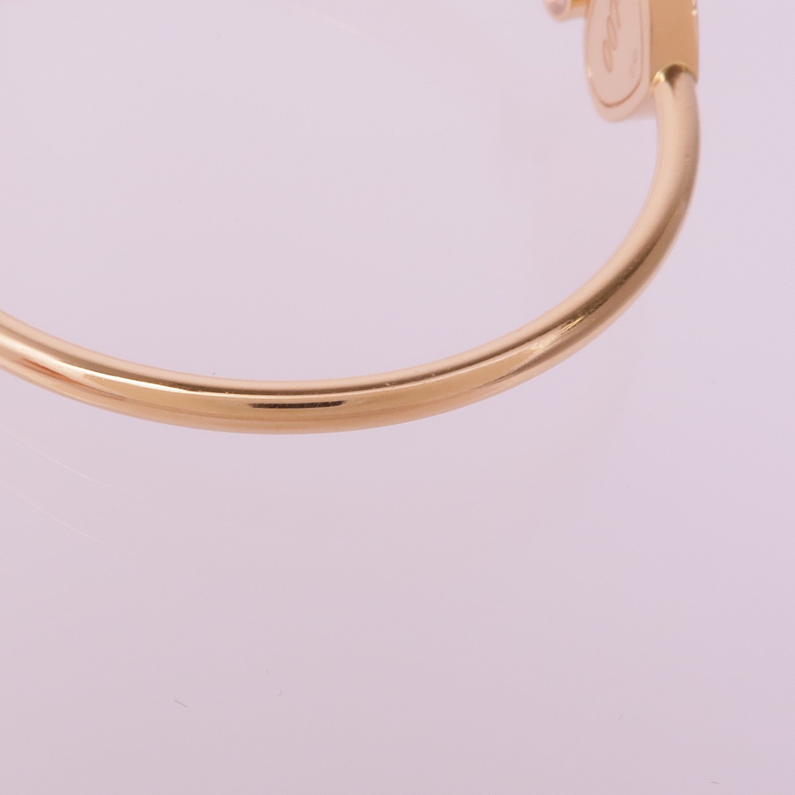 Chopard 18K玫瑰金Happy Hearts James Bond 007鑽石手鐲