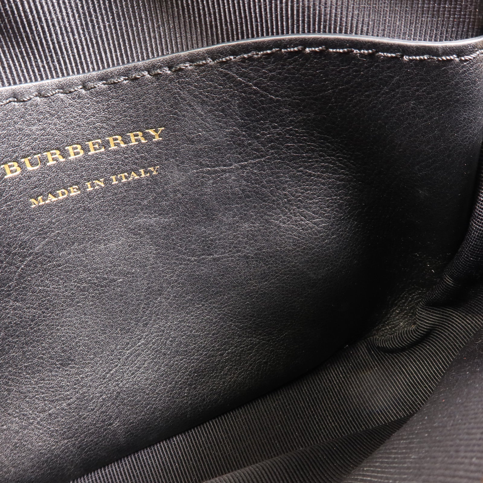 BURBERRY 帆布/牛皮皮革Belt Bag金扣腰包