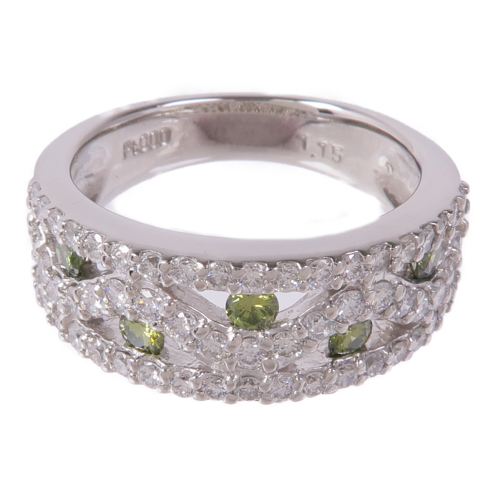 JEWELRY Diamond Ring PT900 Platinum US#7