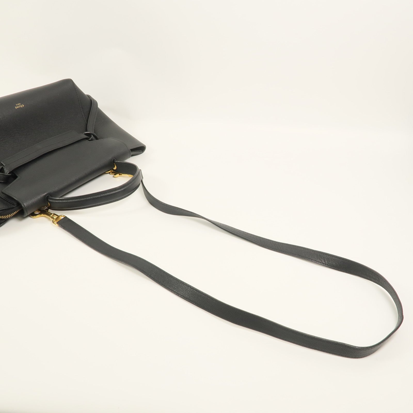 CELINE 牛皮皮革Micro Belt Bag手挽肩背兩用袋
