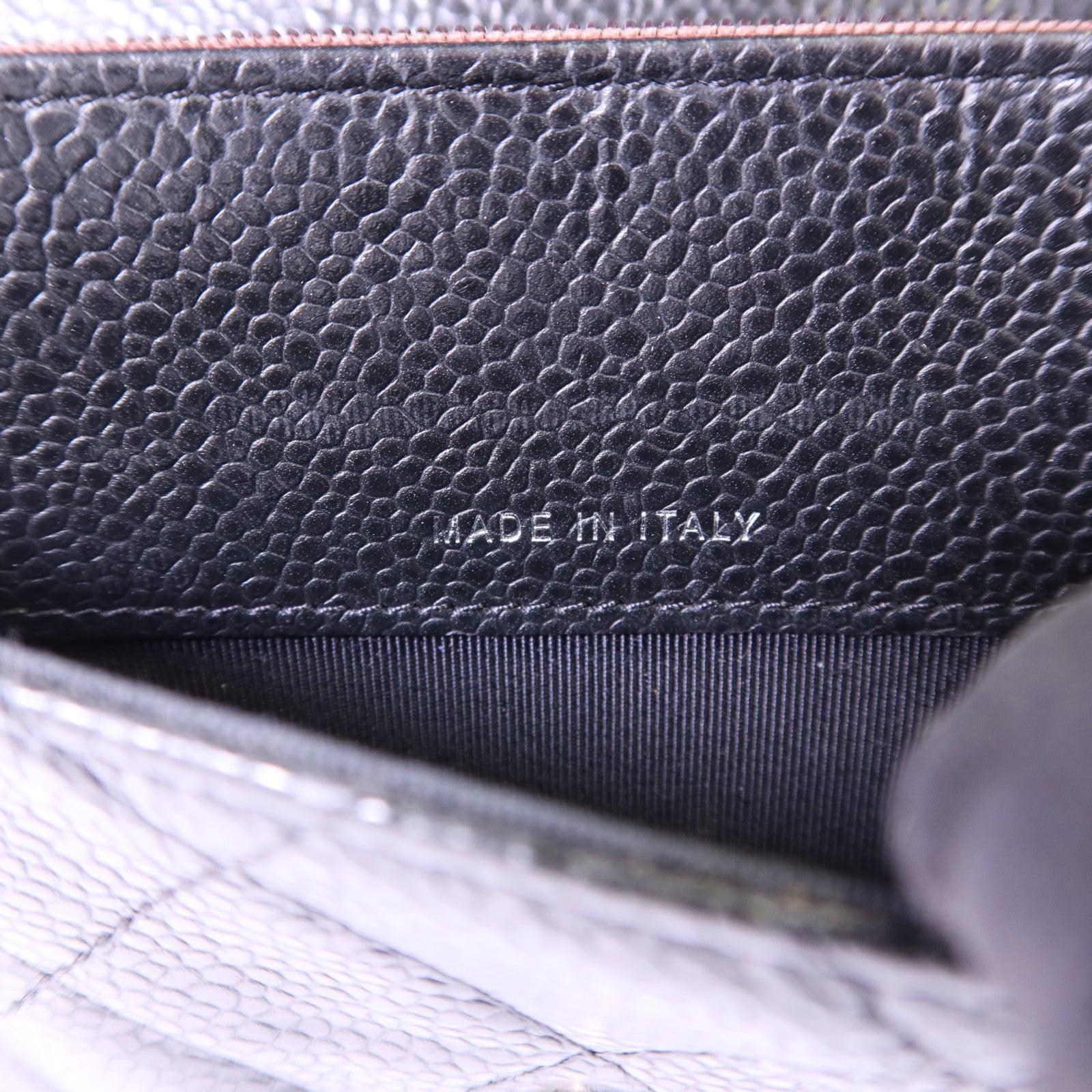 CHANEL 牛皮皮革Wallet銀扣錢包