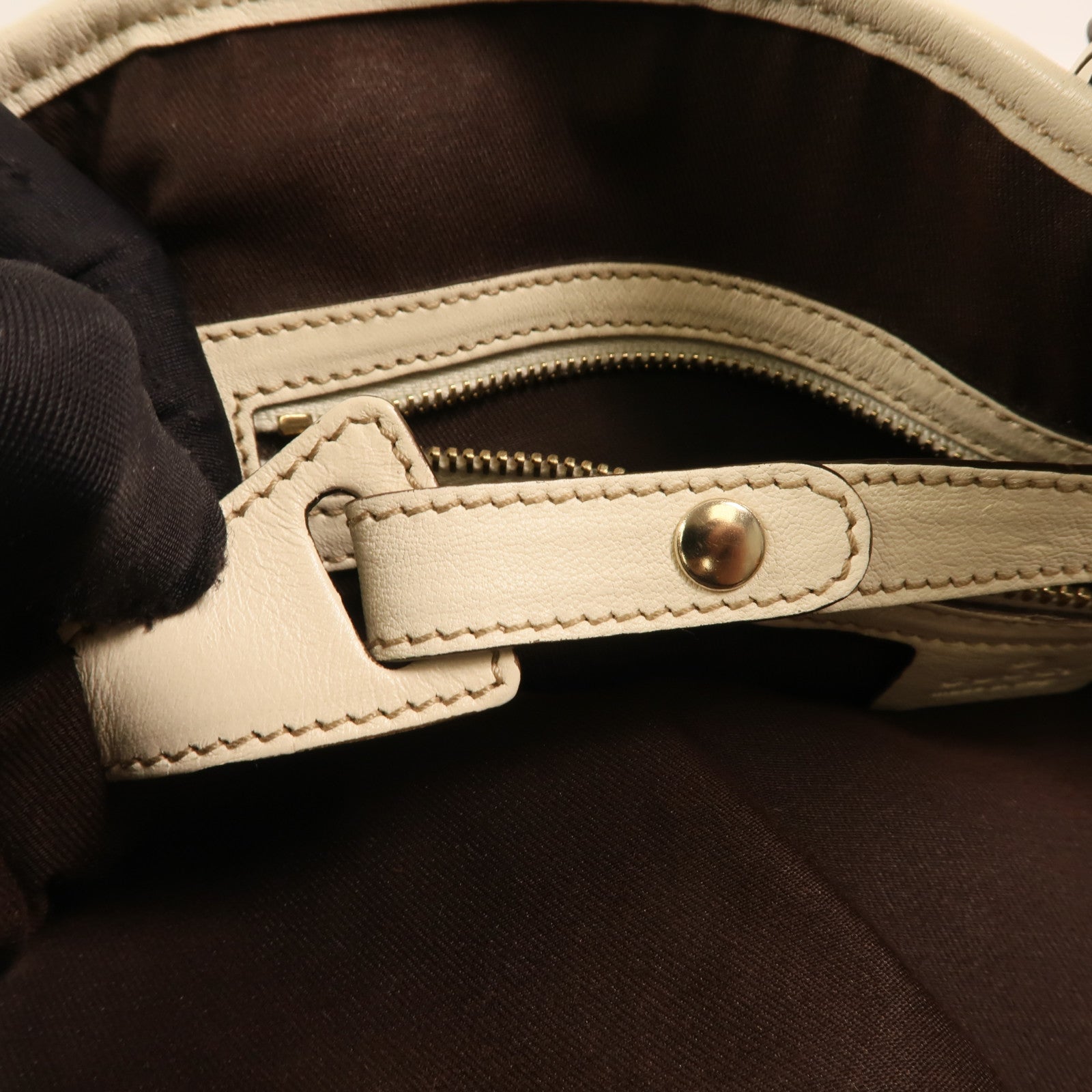 GUCCI 帆布Shoulder Bag金扣肩背袋