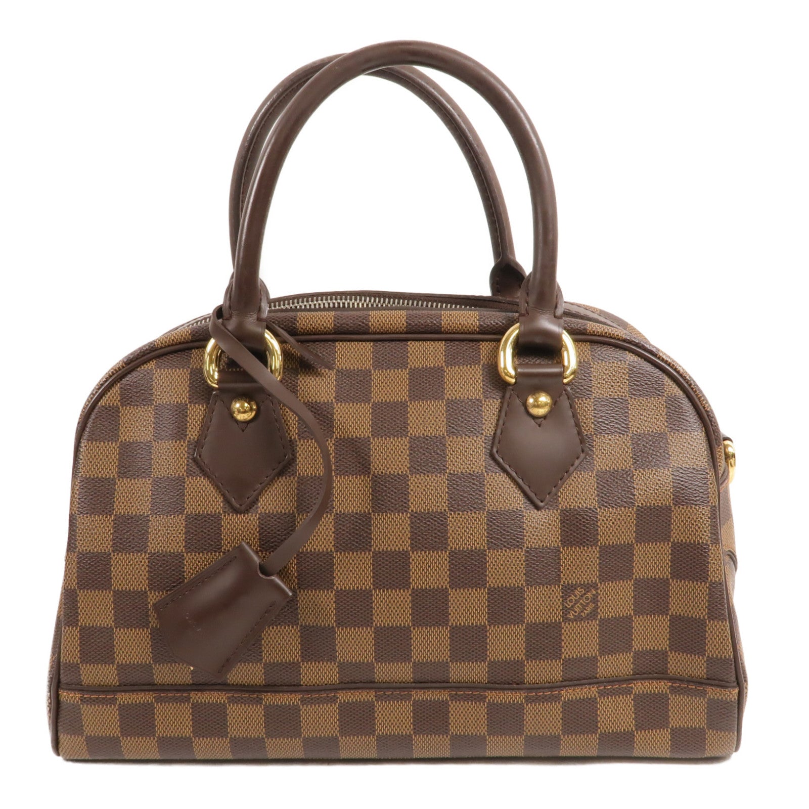 LOUIS VUITTON Damier Duomo金扣手挽袋