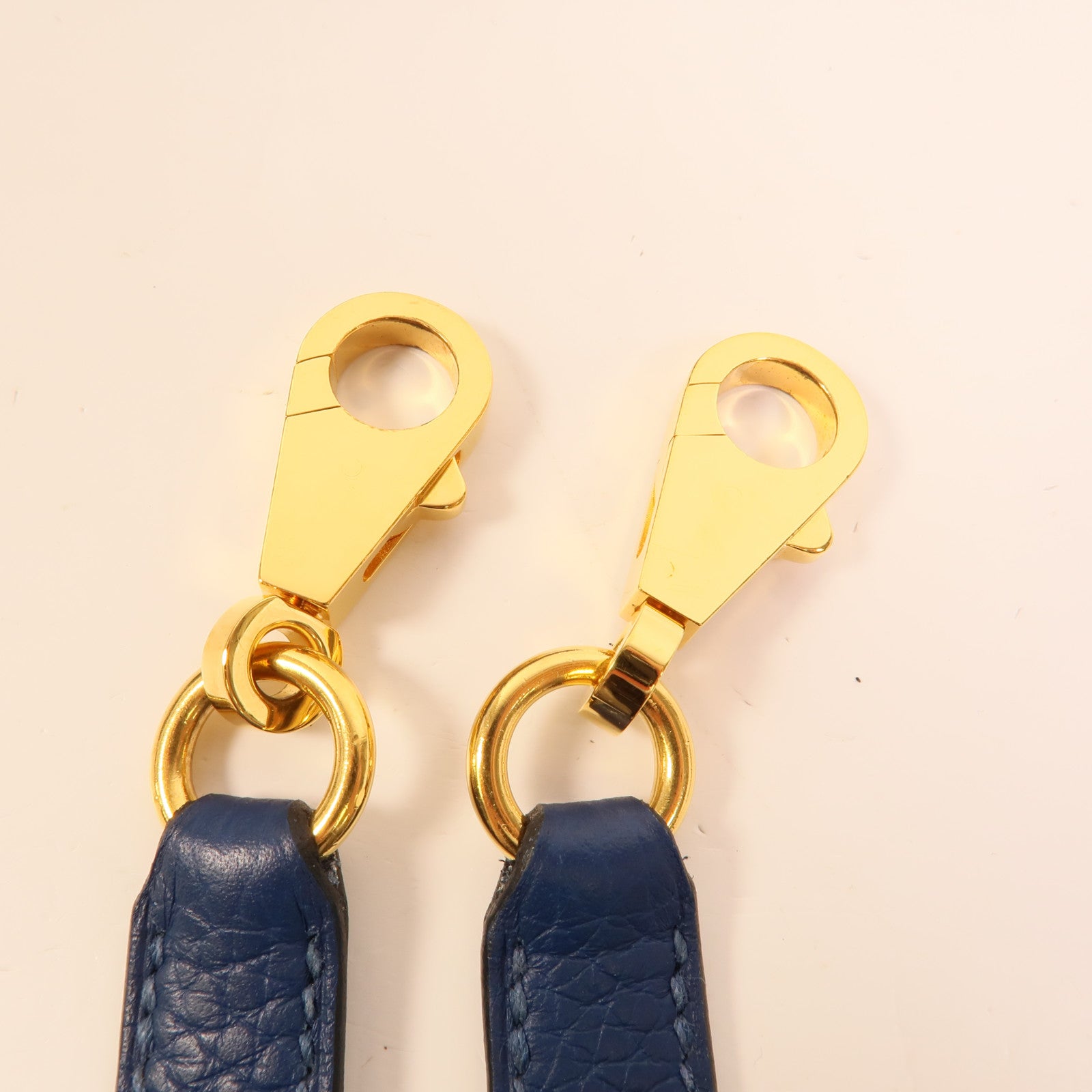 HERMES Togo皮革Kelly 28手挽肩背兩用袋Blue Brighton