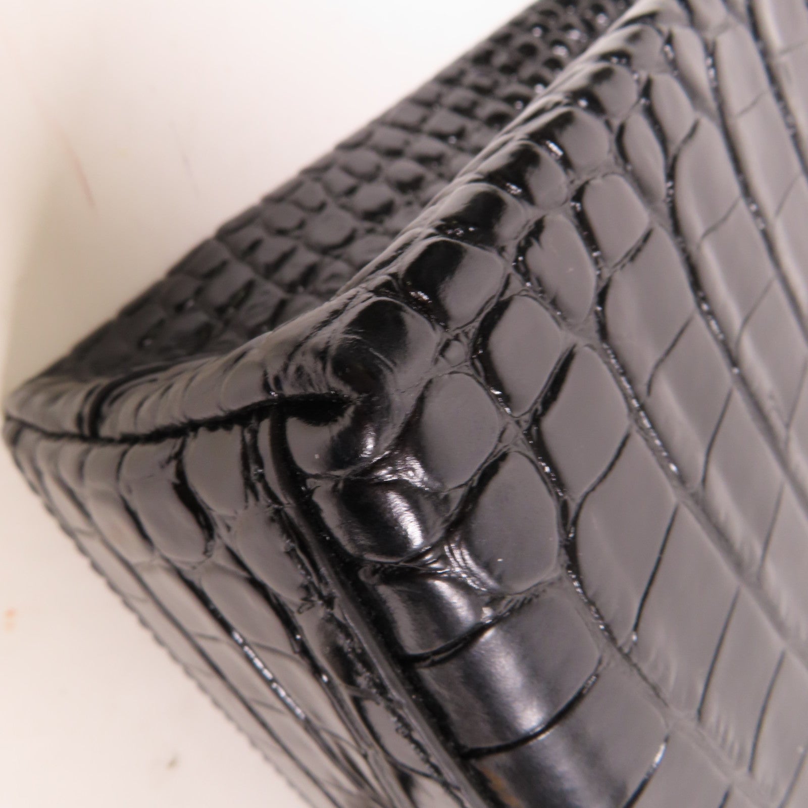 BALENCIAGA 牛皮皮革XXS Tote Bag銀扣手挽肩背兩用袋黑色