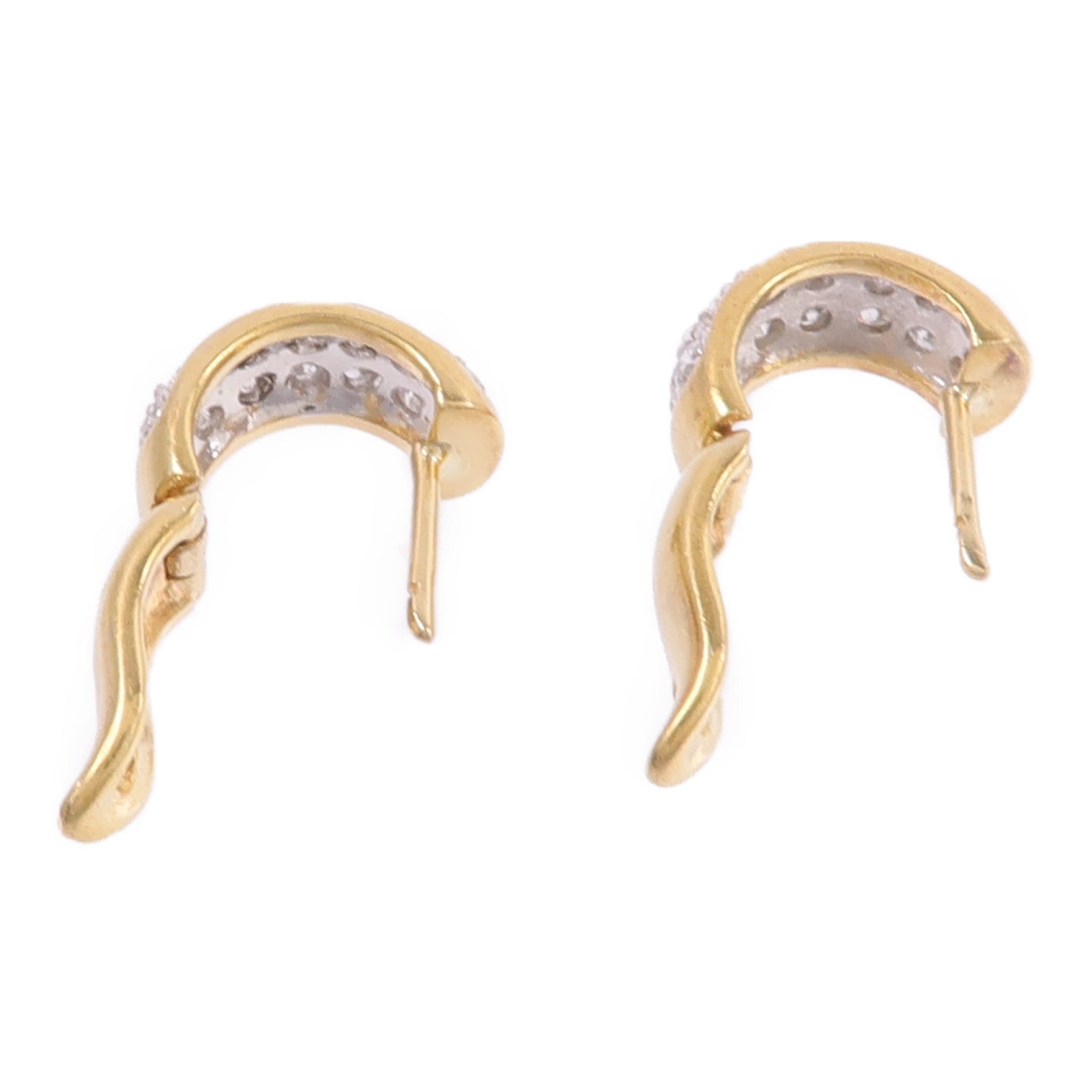 JEWELRY 18K黃金/白金Diamond Earrings鑽石耳環