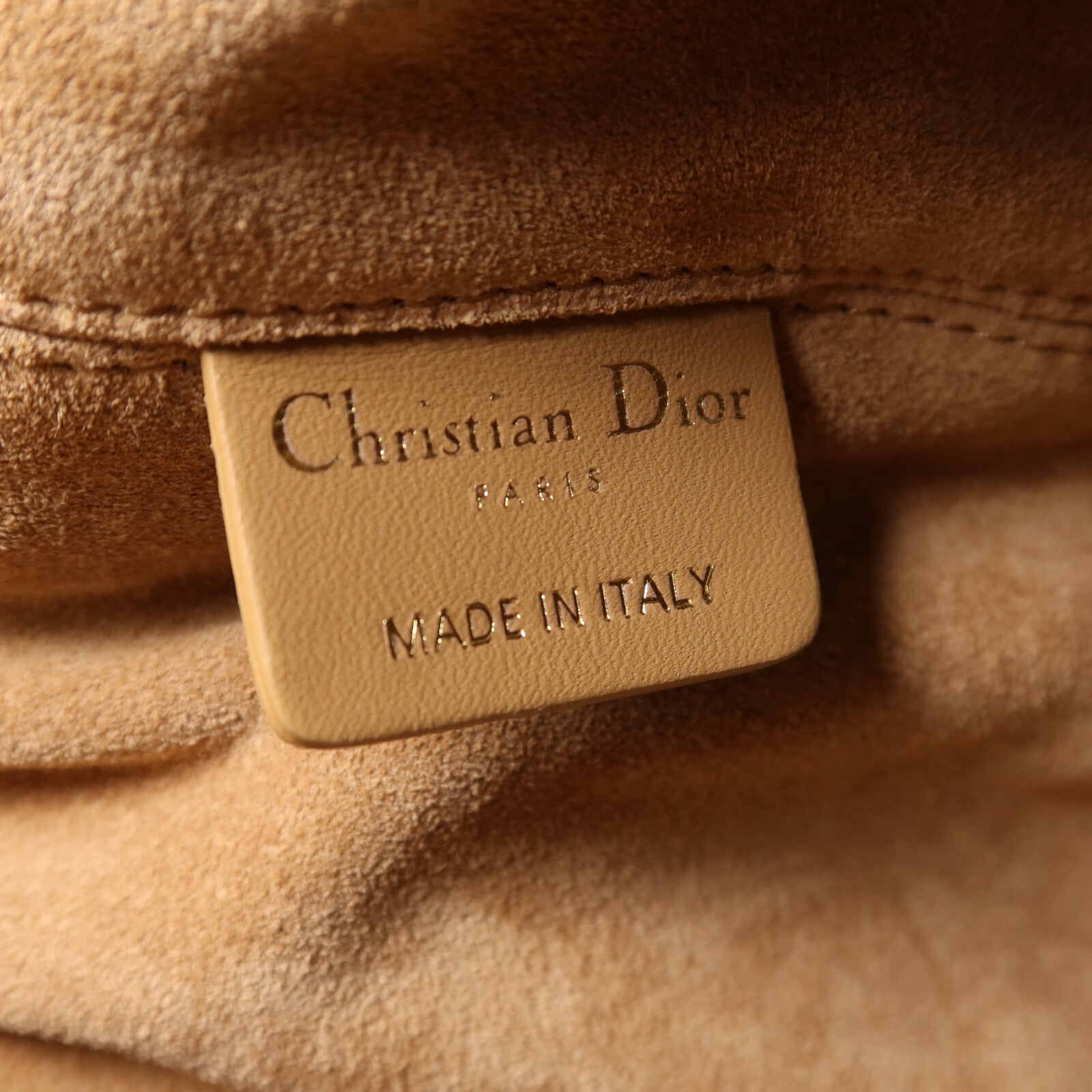 Dior 牛皮皮革Medium Toujours金扣手挽袋