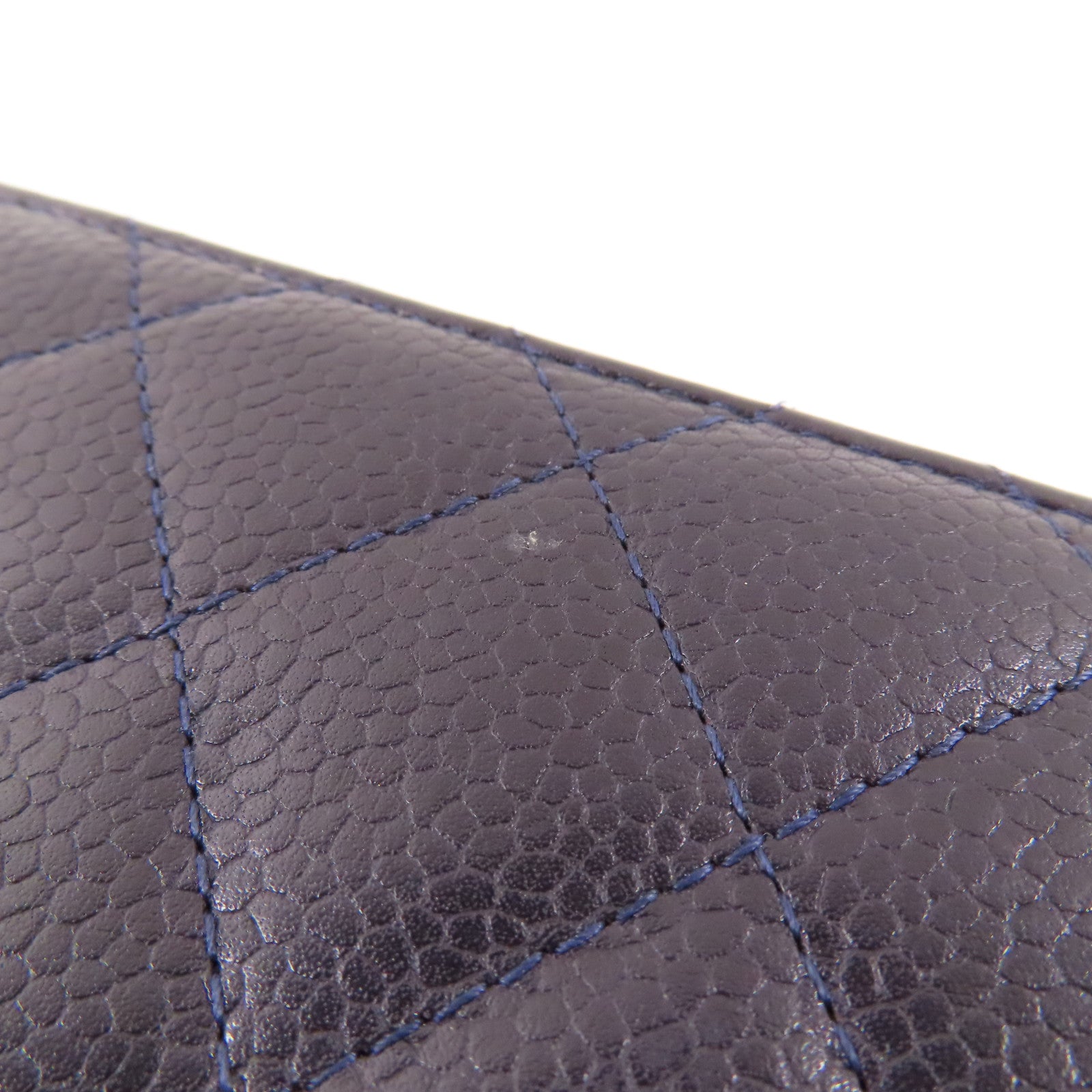 CHANEL 【激減優惠】牛皮皮革Long Wallet銀扣長錢包