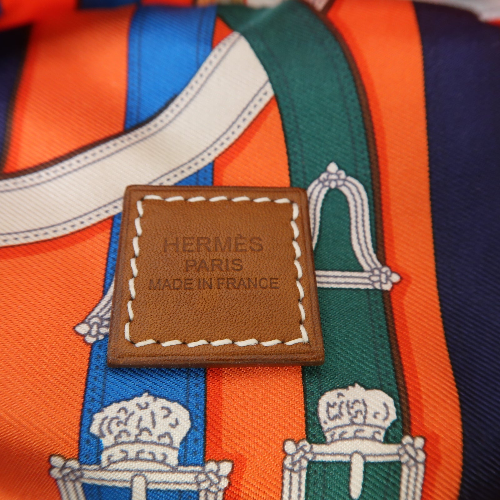 HERMES 絲質Airsilk Backpack背包橙色