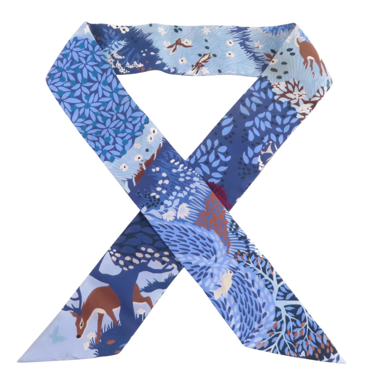 HERMES 絲質Twilly Scarf絲巾