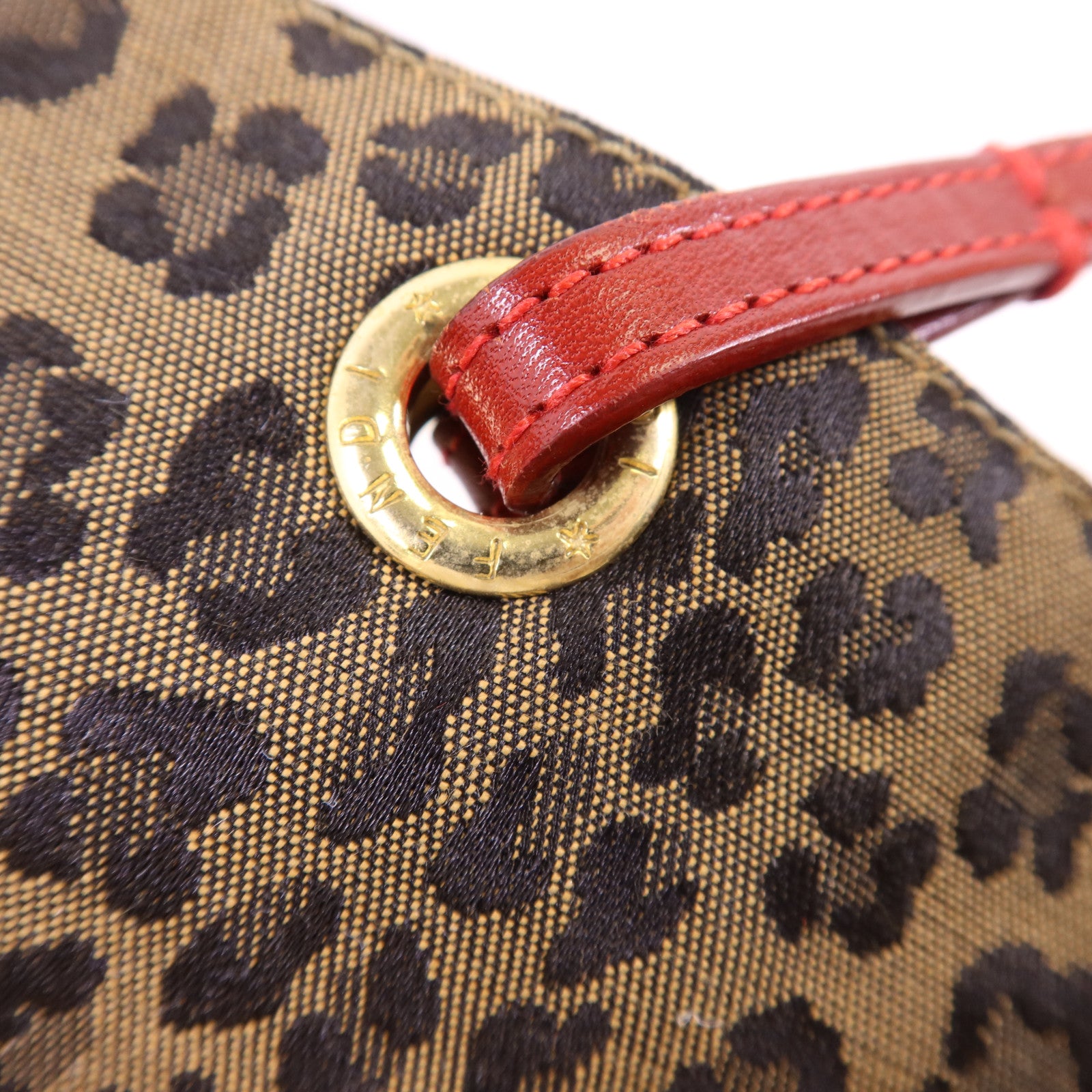 FENDI 帆布Tote Bag金扣手挽袋