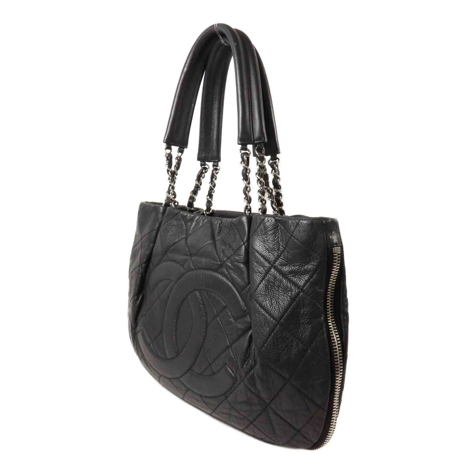 CHANEL 牛皮皮革Chain Shoulder鏈帶肩背袋