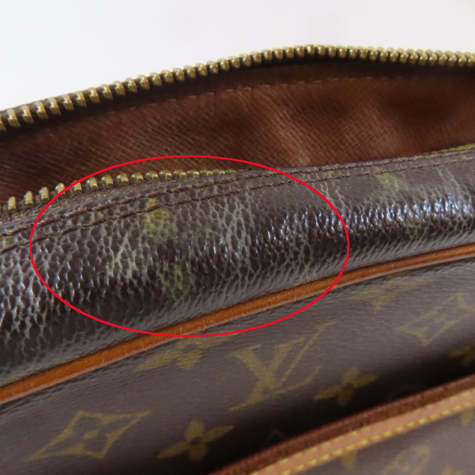 LOUIS VUITTON Monogram Trocadero 27金扣肩背袋啡色