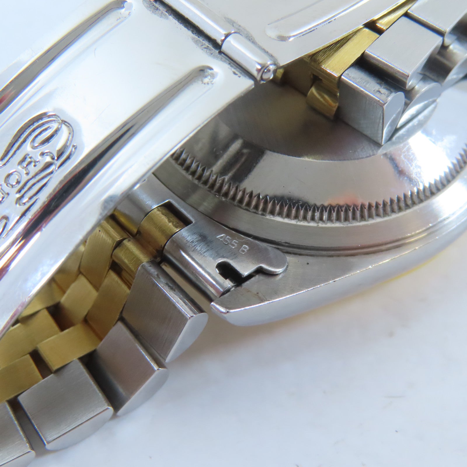 ROLEX Datejust 3618K黃金/不鏽鋼手錶自動機芯黑色