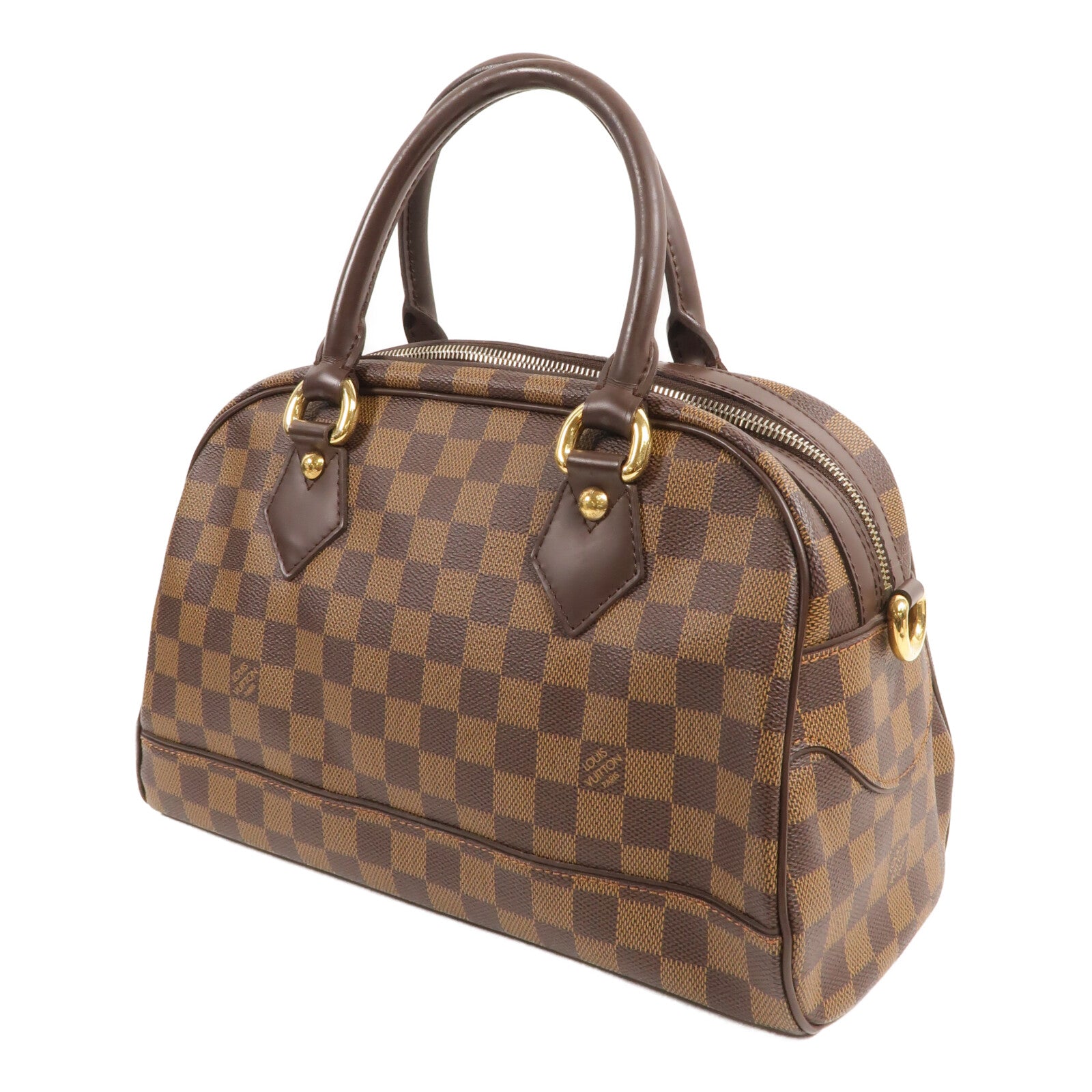 LOUIS VUITTON Damier Duomo金扣手挽袋