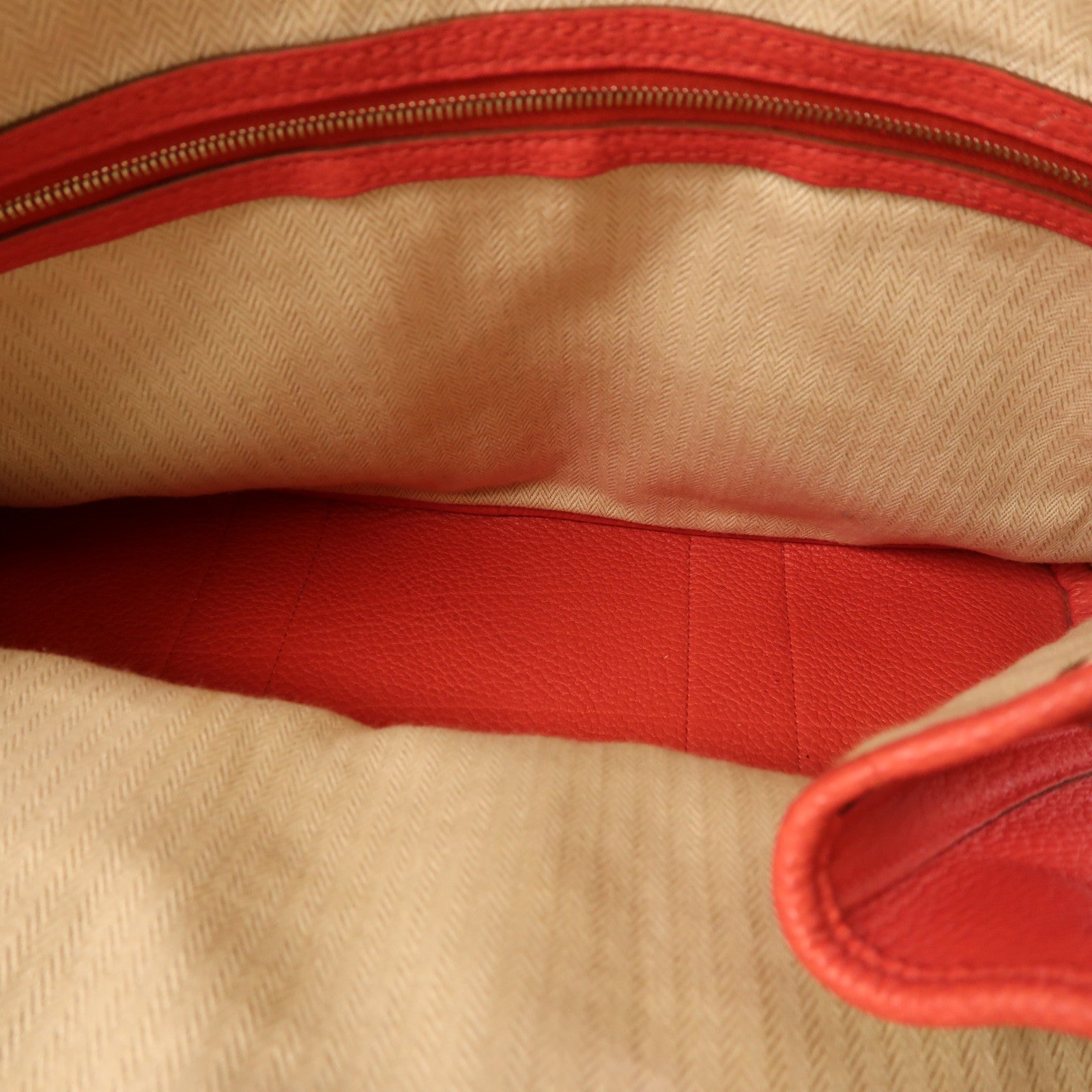 HERMES Negonda皮革Garden Party PM銀扣手挽袋Bougainvillier