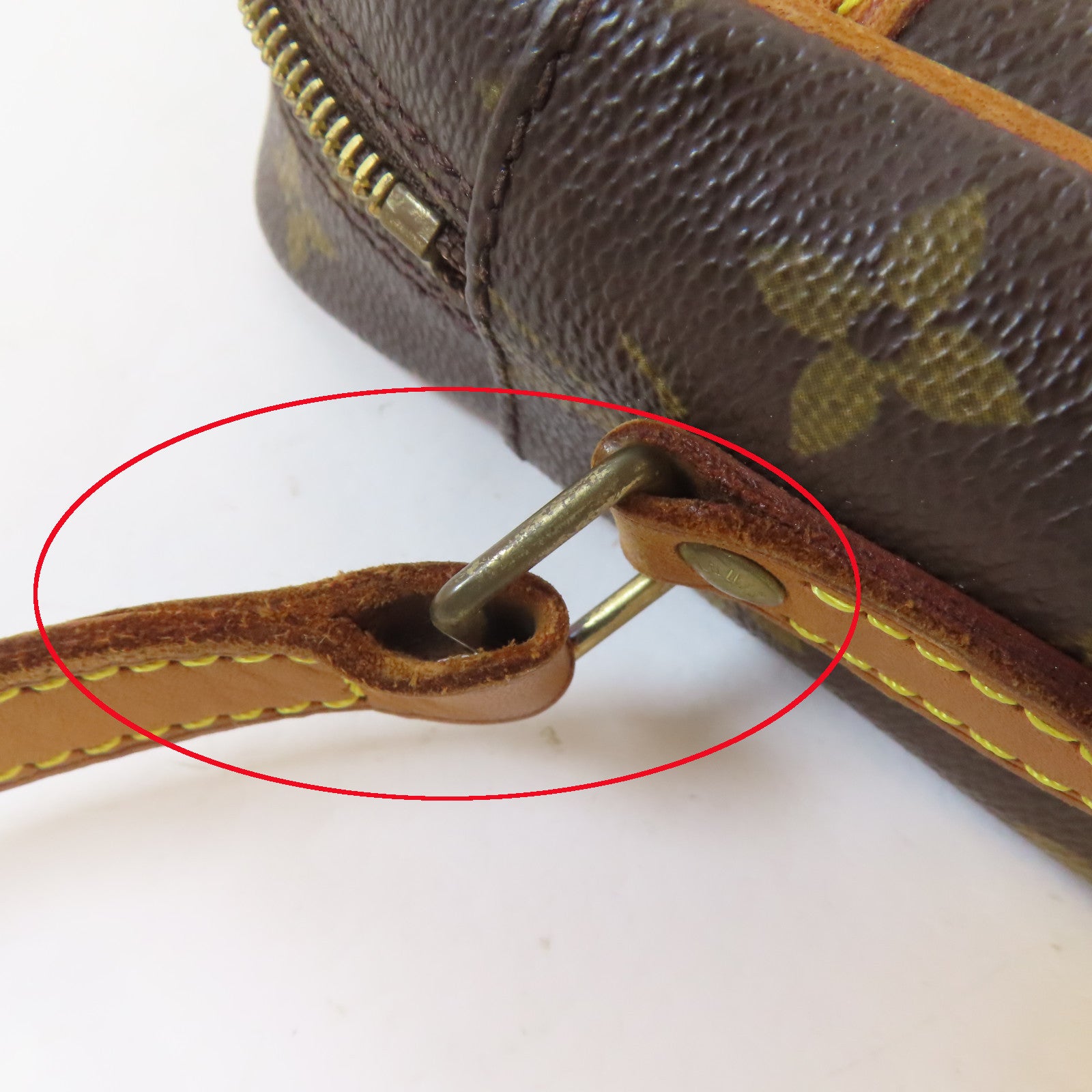 LOUIS VUITTON Monogram Trocadero 27金扣肩背袋啡色