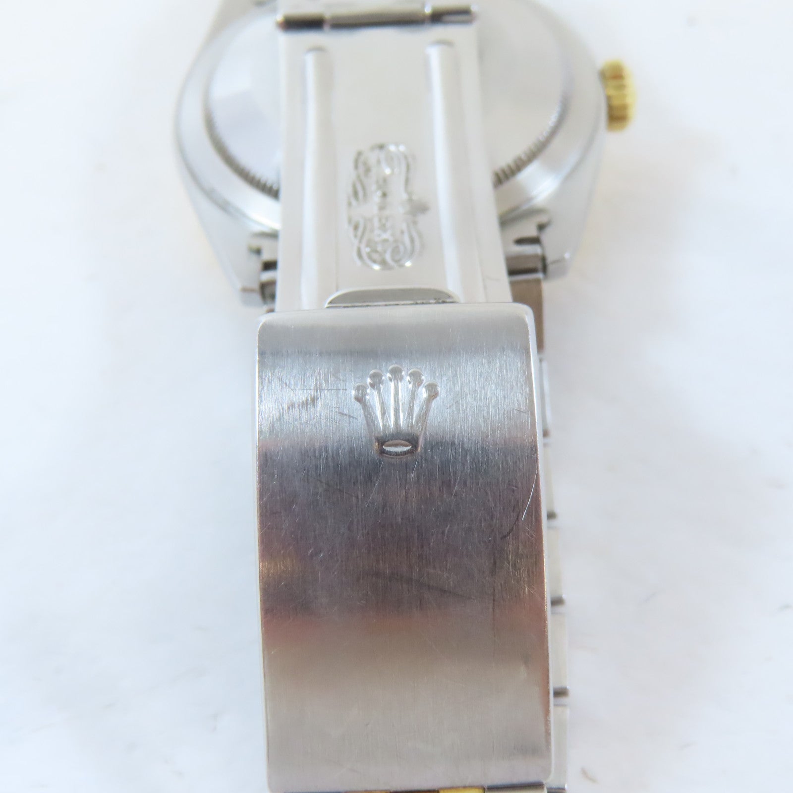 ROLEX Datejust 3618K黃金/不鏽鋼手錶自動機芯黑色