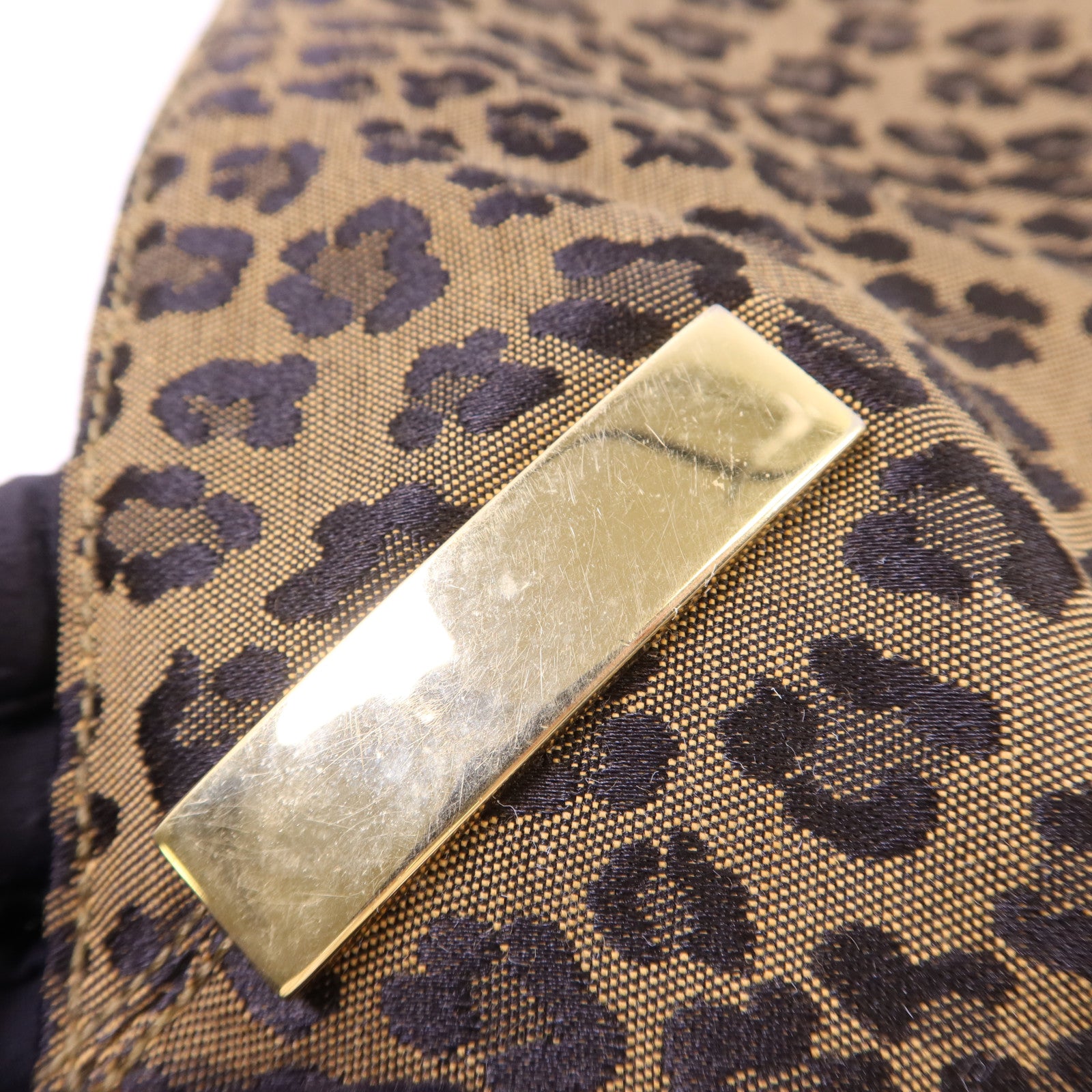 FENDI 帆布Tote Bag金扣手挽袋