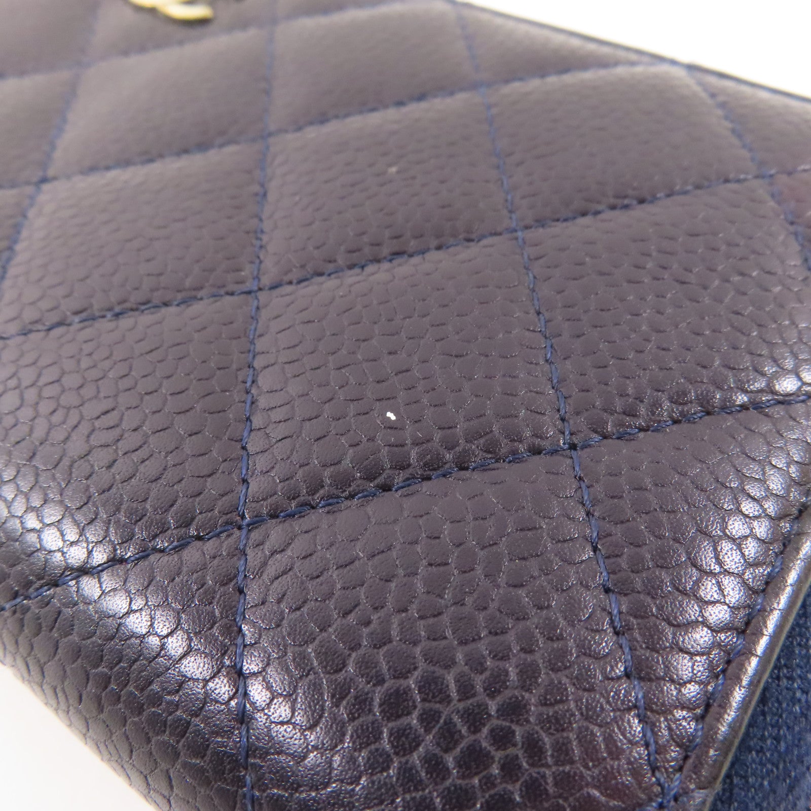 CHANEL 【激減優惠】牛皮皮革Long Wallet銀扣長錢包