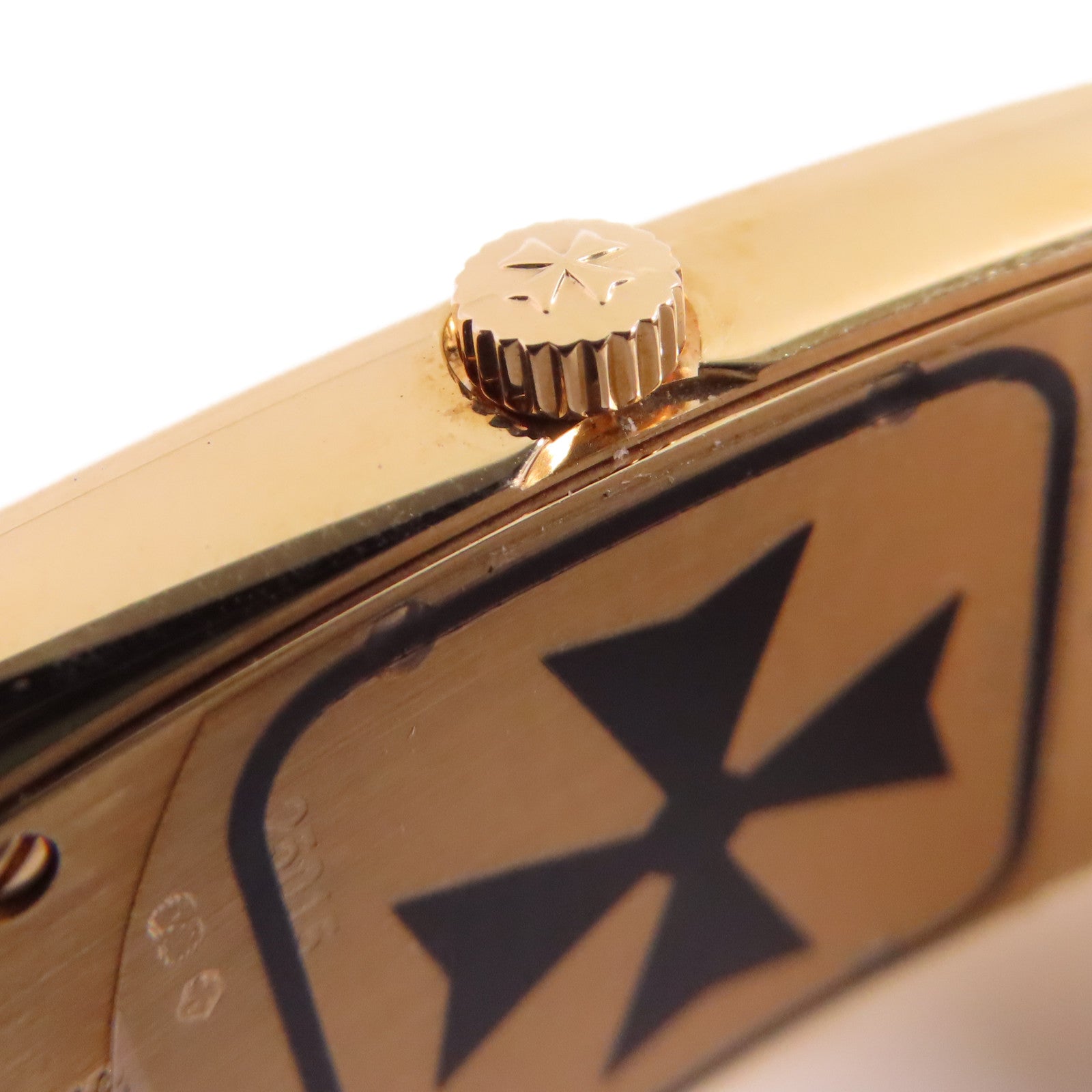 VACHERON CONSTANTIN 1972 Cambree Watch 18K黃金/皮帶石英機芯手錶杏色