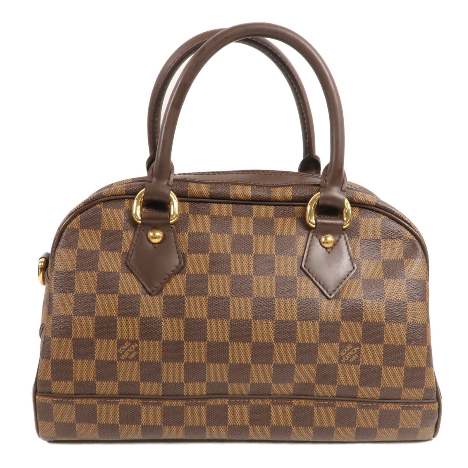 LOUIS VUITTON Damier Duomo金扣手挽袋