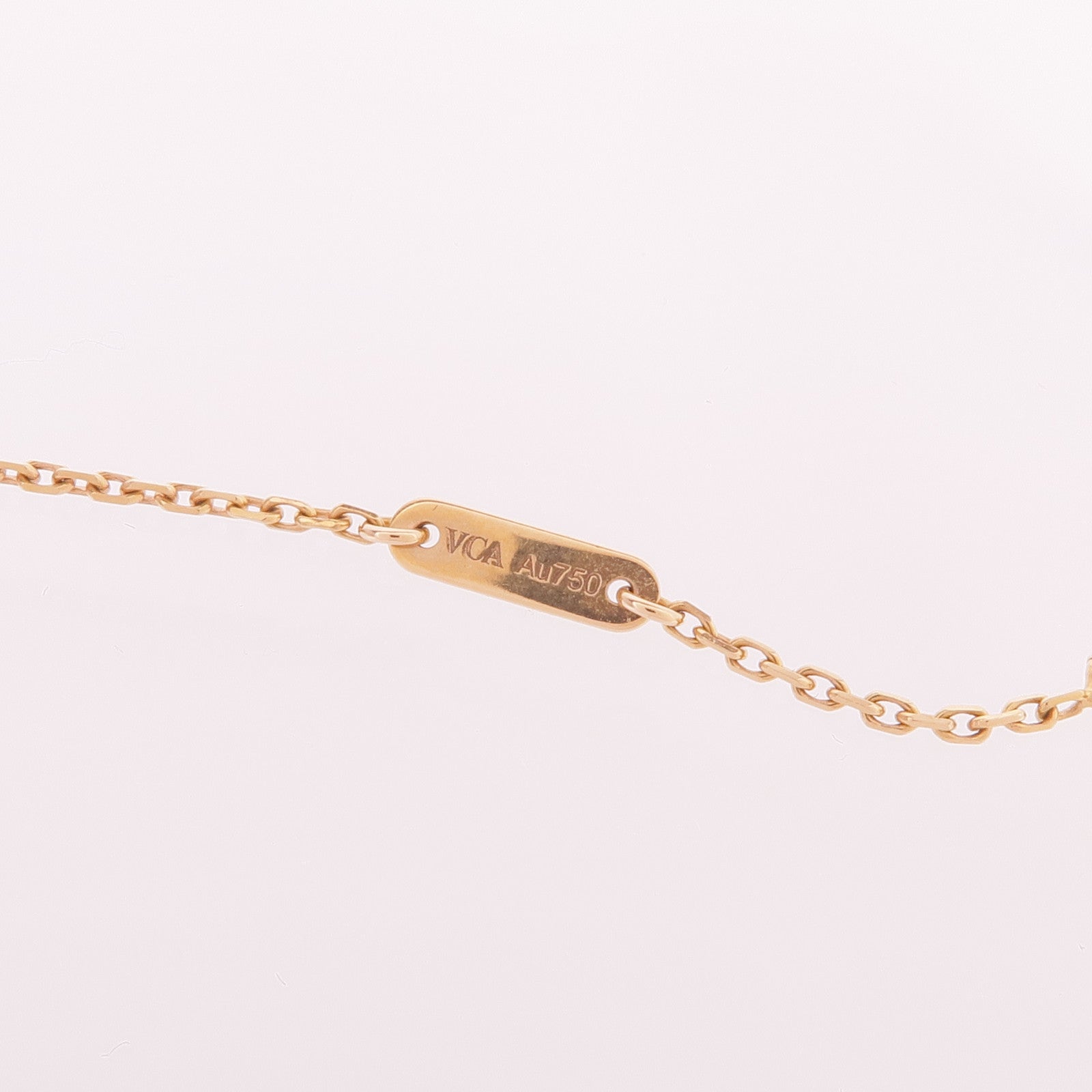 Van Cleef & Arpels 18K玫瑰金Sweet Alhambra Carnelian Pendant紅玉髓項鍊