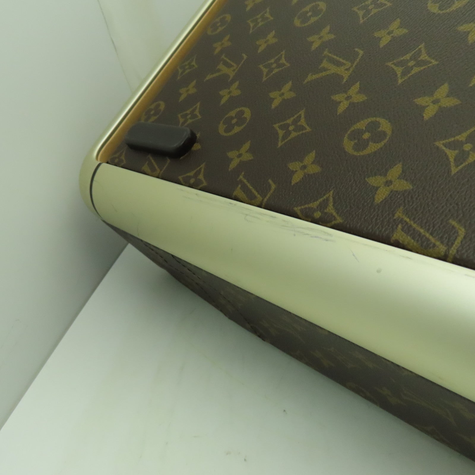 LOUIS VUITTON Monogram Horizon Soft Duffle 55銀扣行李箱啡色
