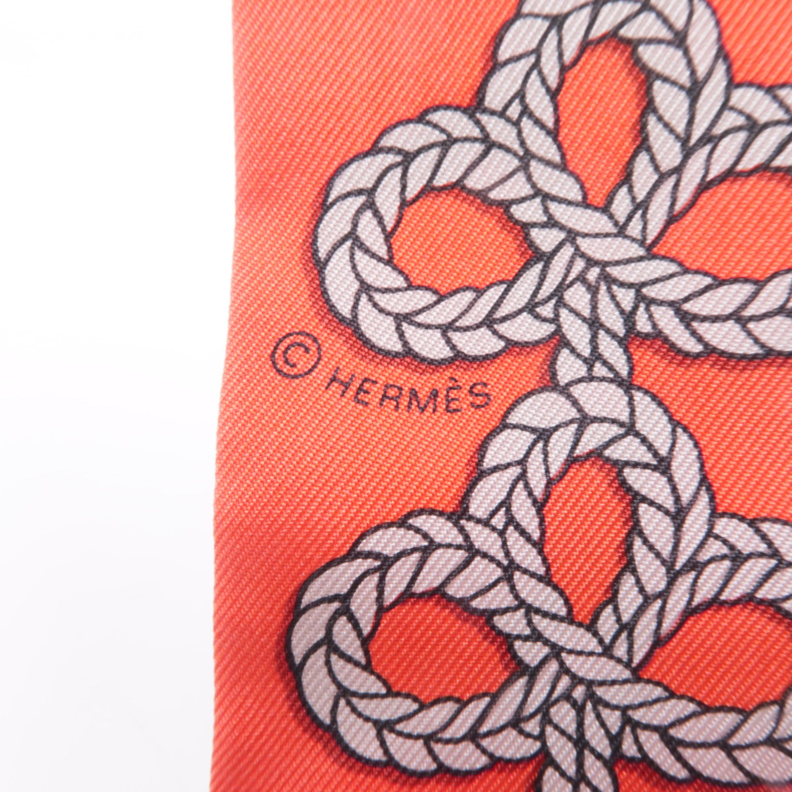 HERMES 絲質Twilly絲巾