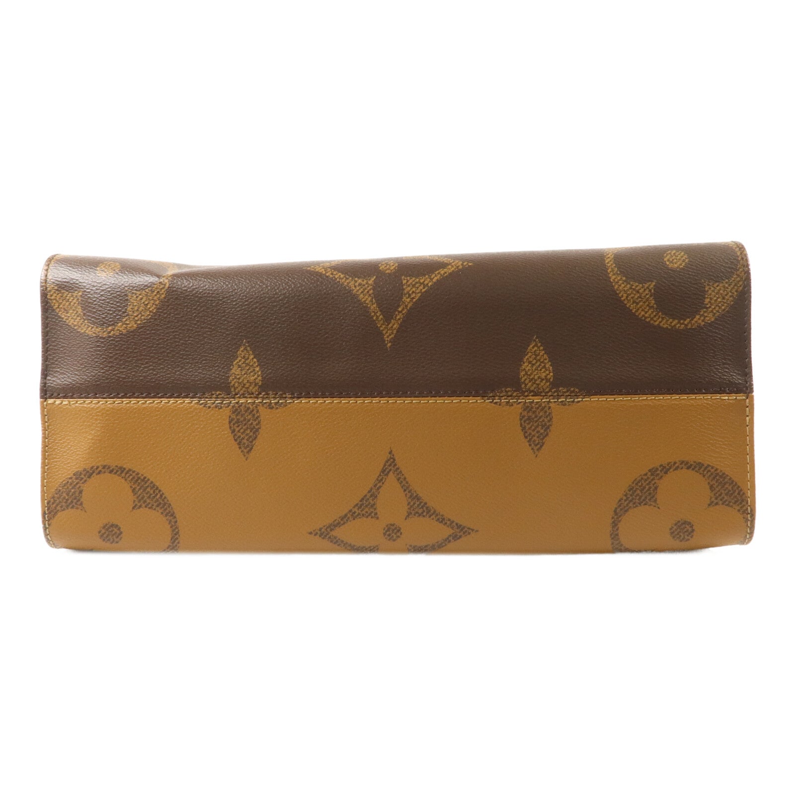 LOUIS VUITTON Monogram Giant On The Go MM金扣手挽肩背兩用袋