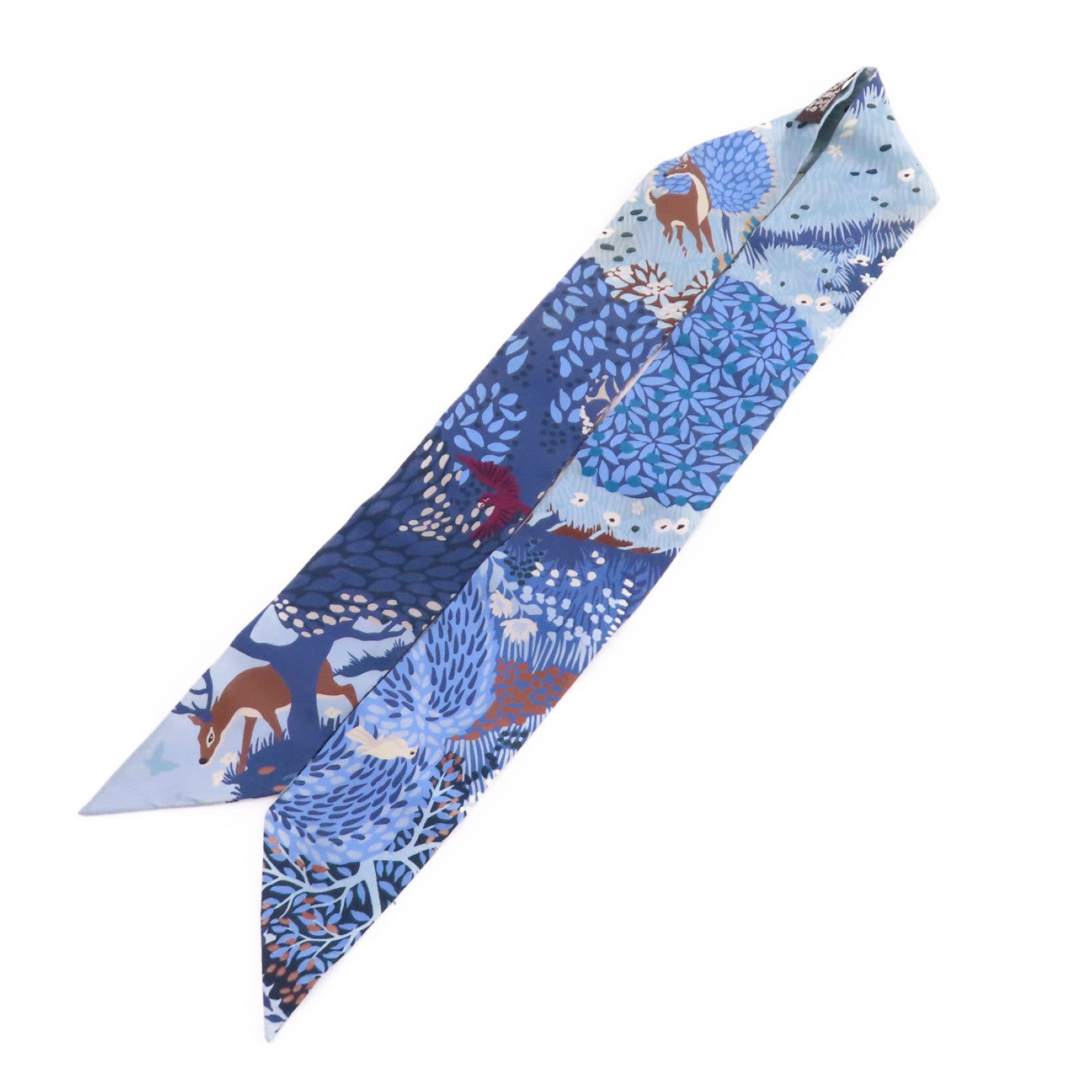 HERMES 絲質Twilly Scarf絲巾