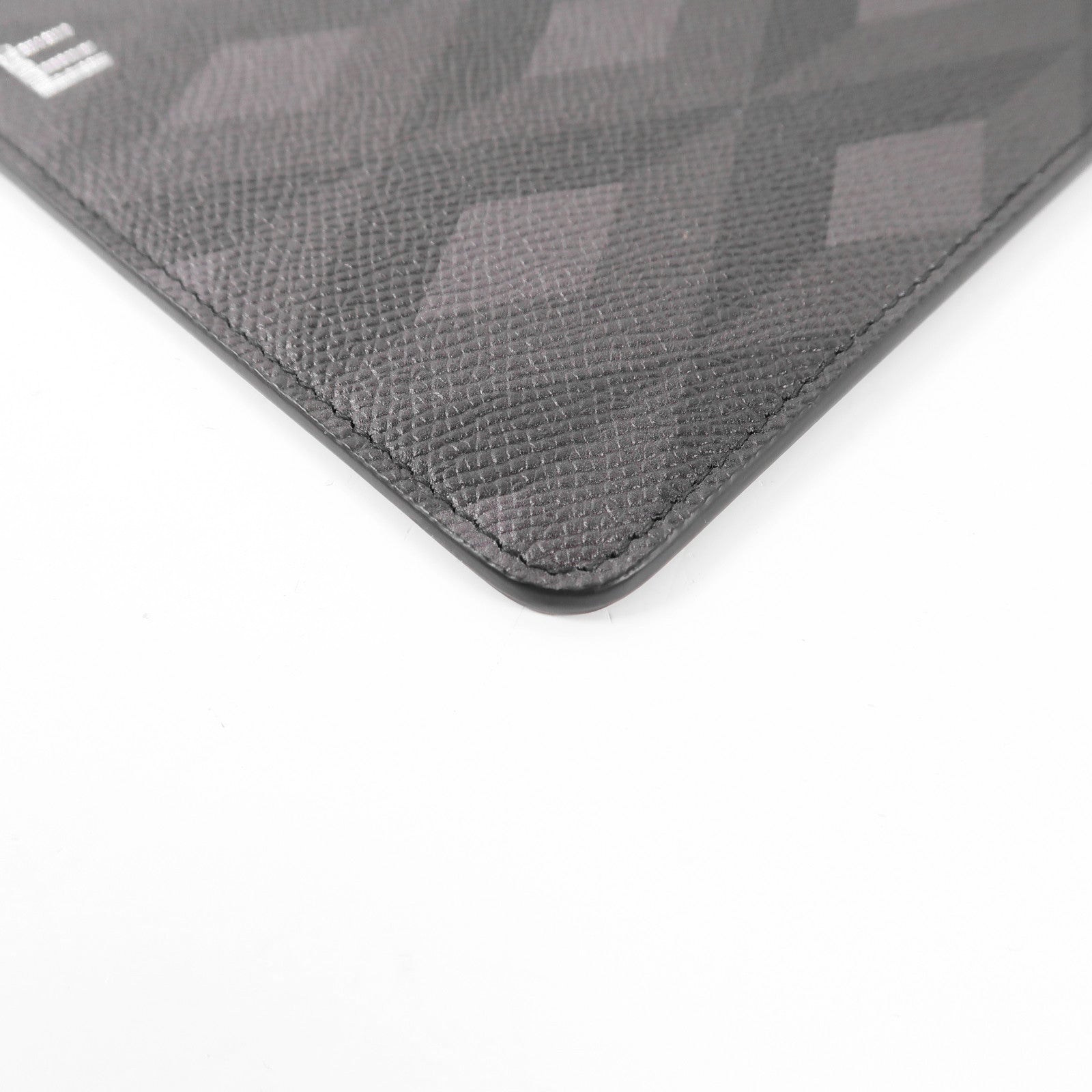 Dunhill 皮革Pouch銀扣手拿包