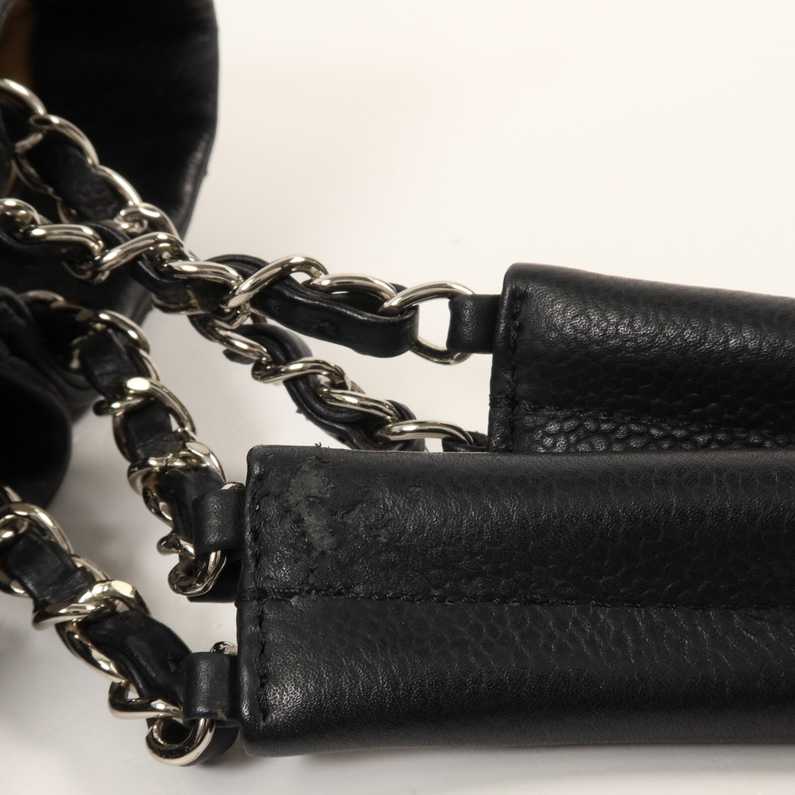 CHANEL 牛皮皮革Chain Shoulder鏈帶肩背袋
