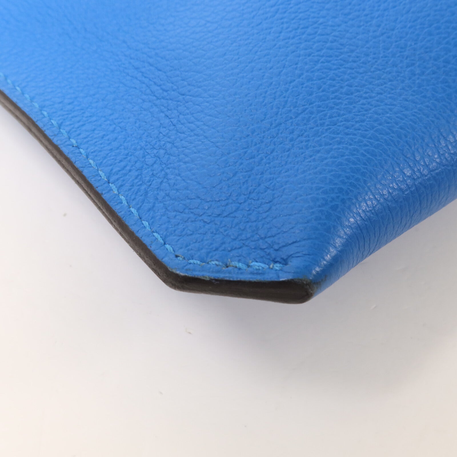 HERMES Evercolor皮革Ultrapla PM肩背袋Bleu Hydra