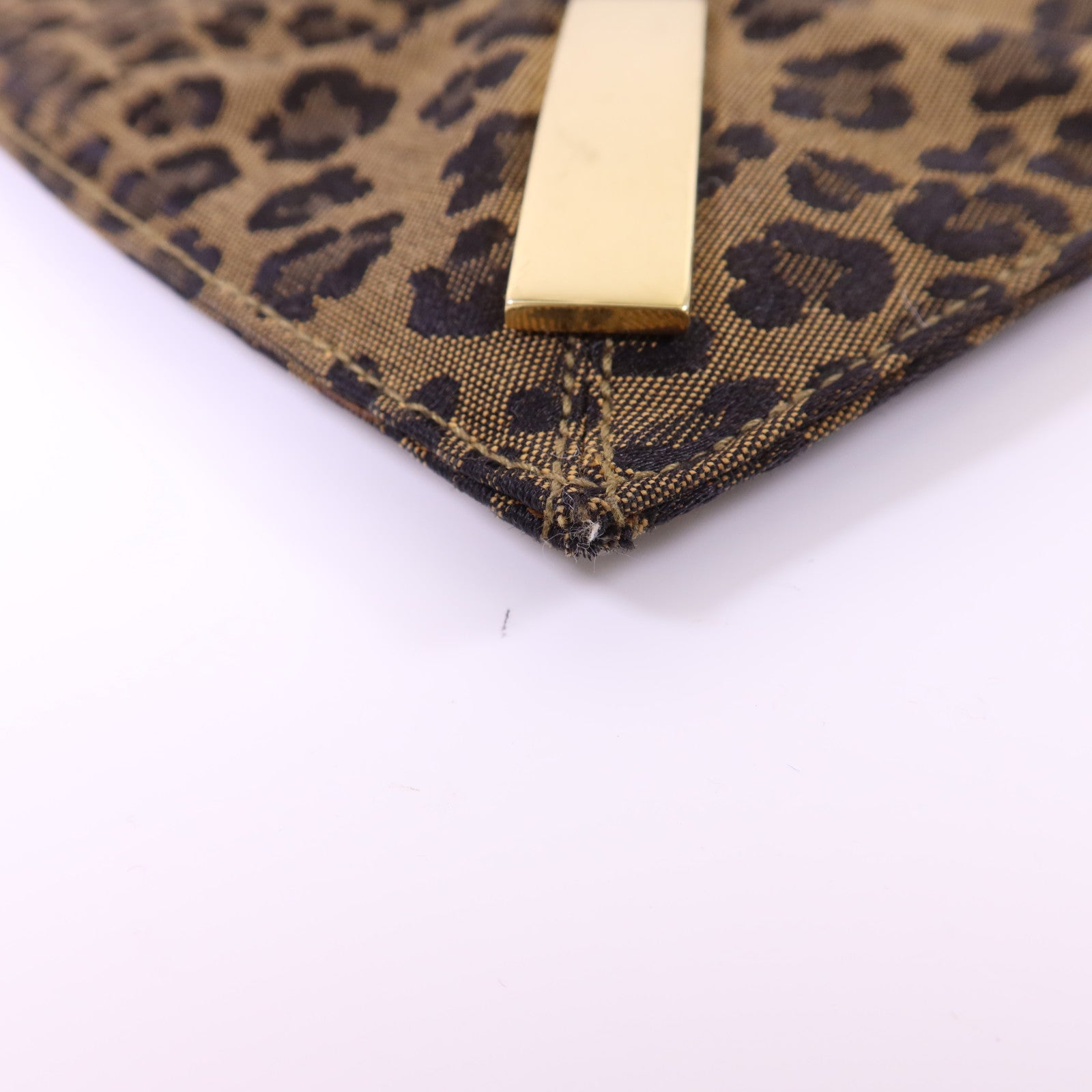 FENDI 帆布Tote Bag金扣手挽袋