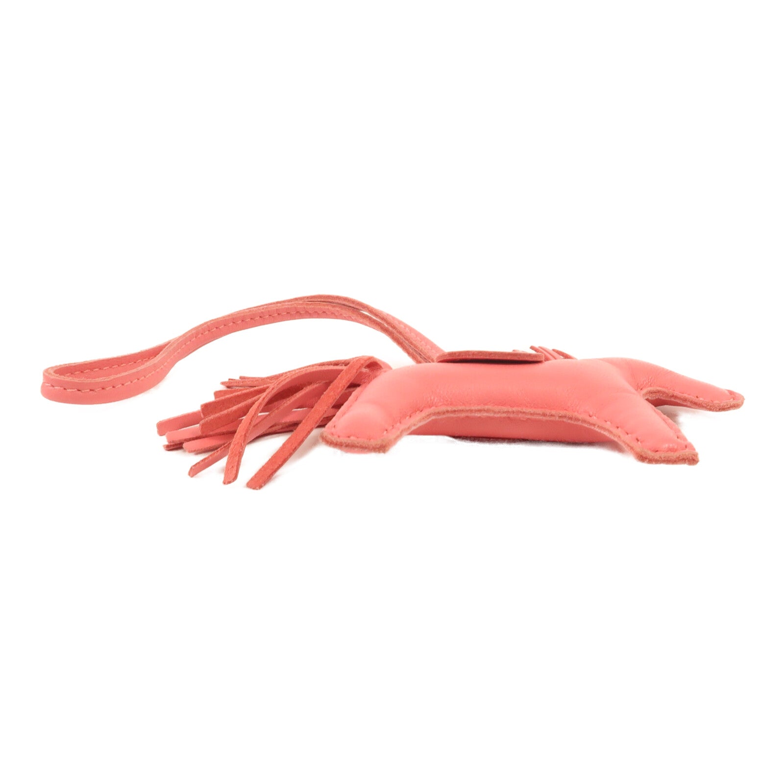 HERMES 【激減優惠】Milo/Swift皮革Rodeo PM掛飾Pink