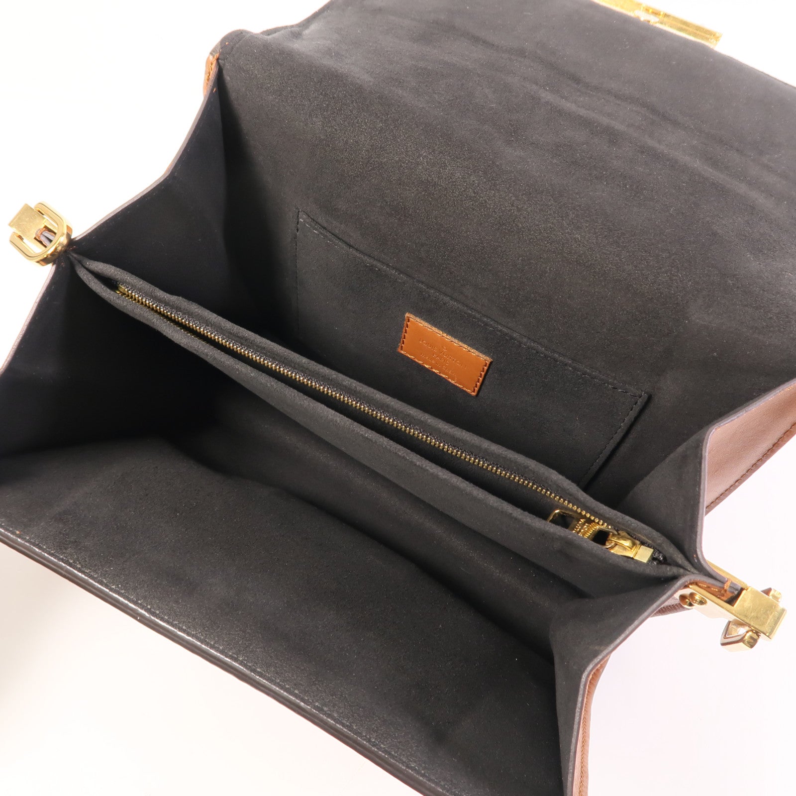 LOUIS VUITTON 【激減優惠】Monogram Reverse Dauphine MM金扣肩背袋