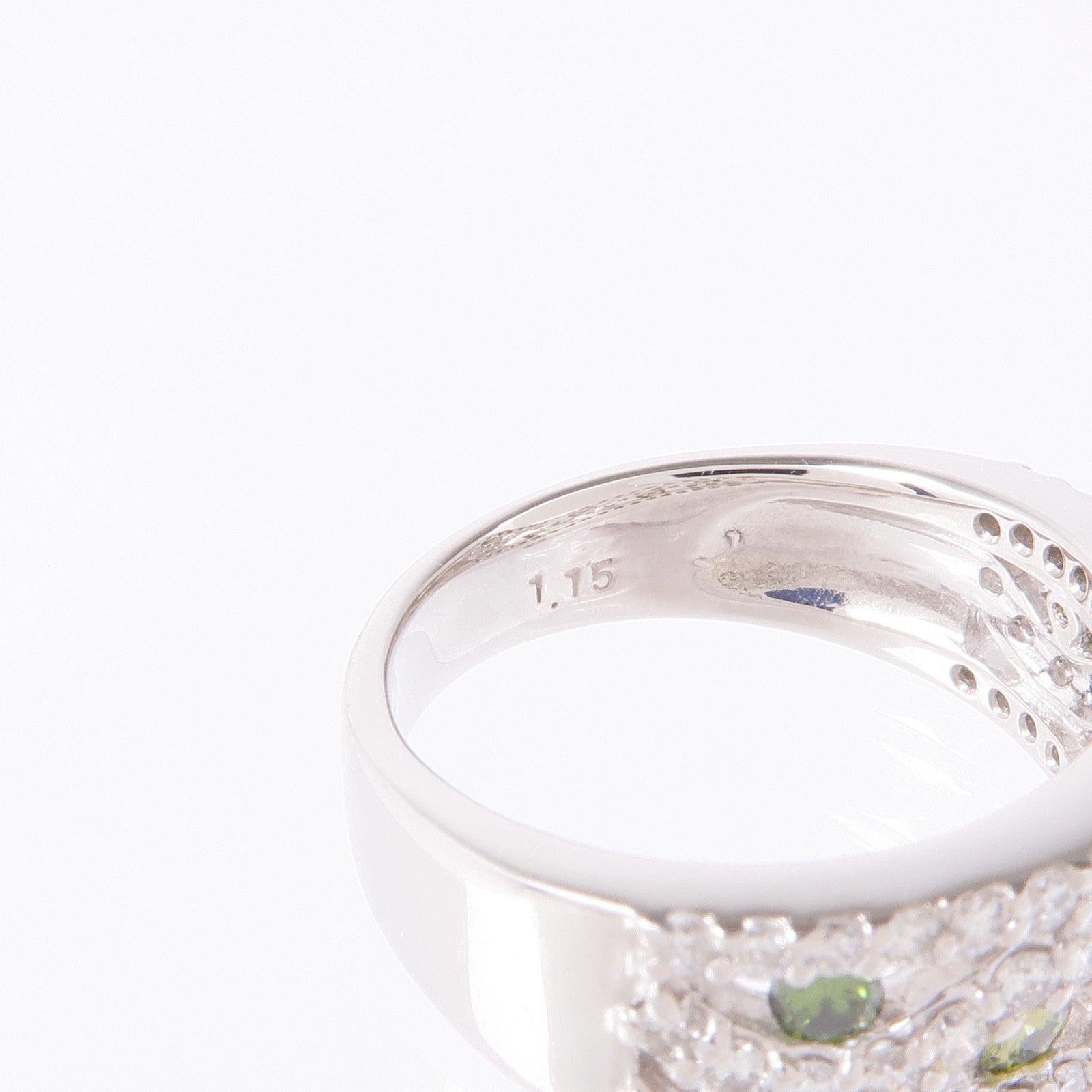 JEWELRY Diamond Ring PT900 Platinum US#7