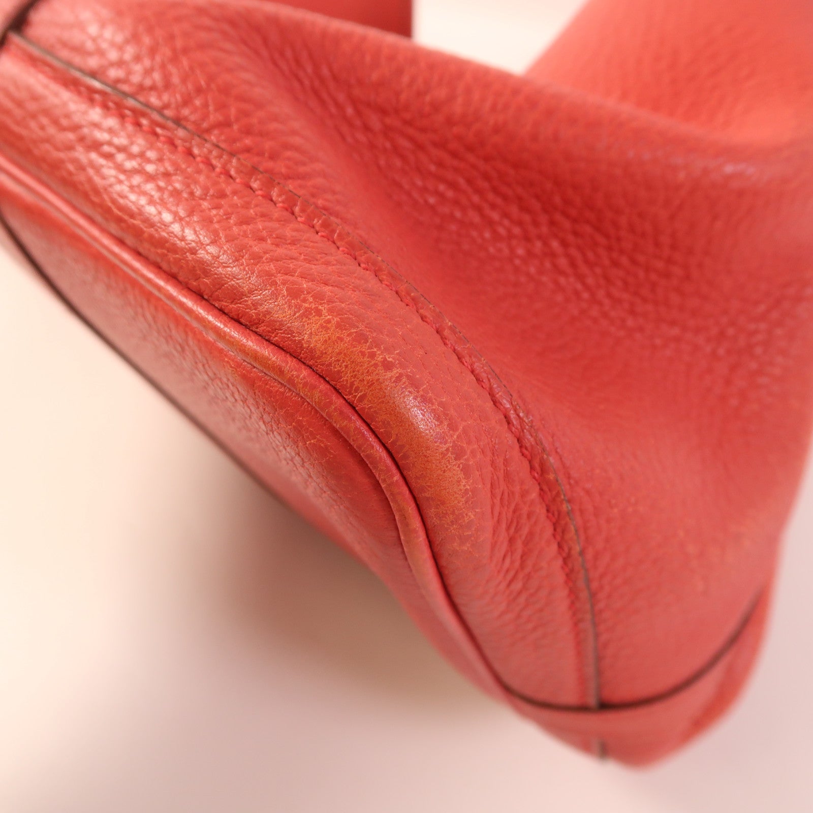 HERMES Negonda皮革Garden Party PM銀扣手挽袋Bougainvillier