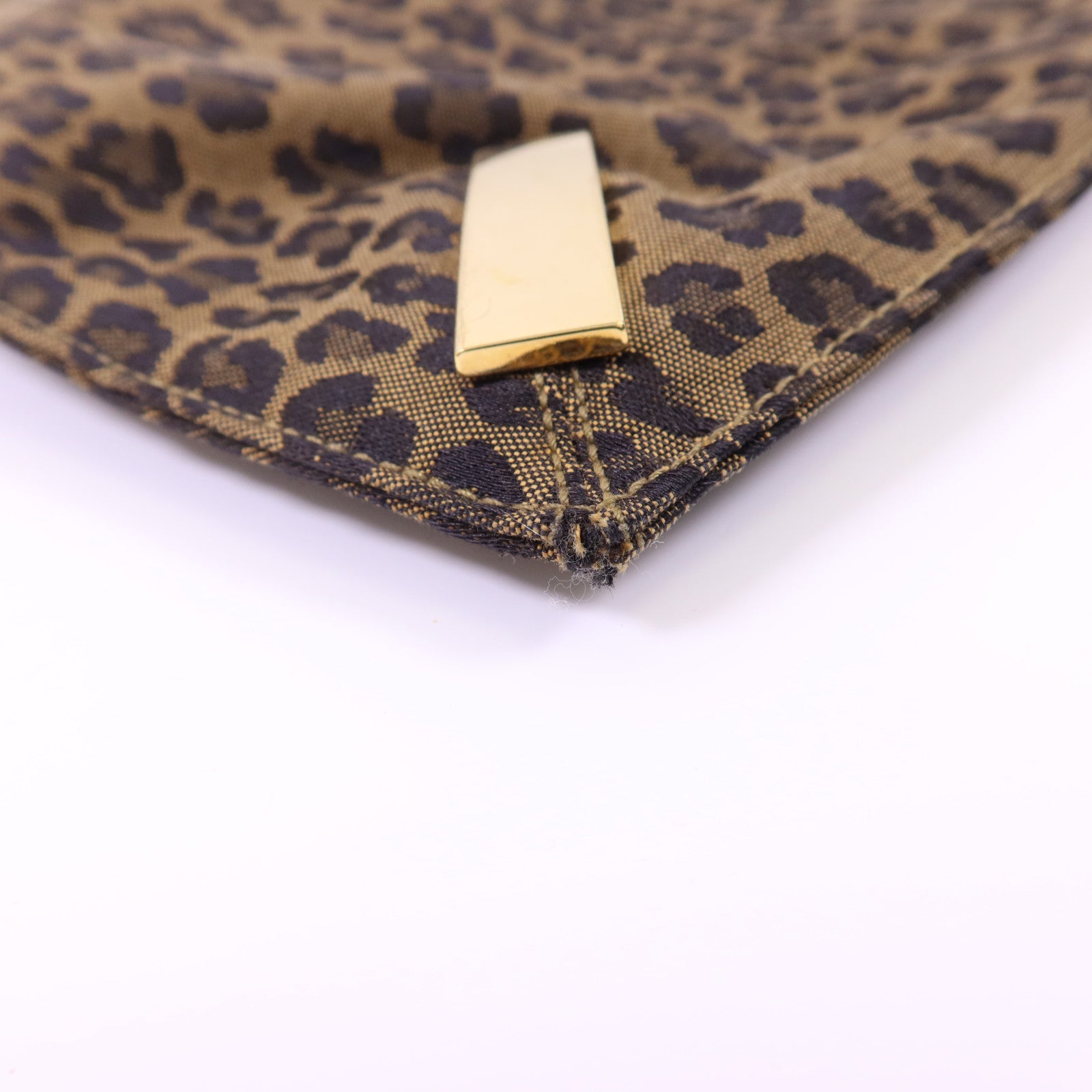 FENDI 帆布Tote Bag金扣手挽袋