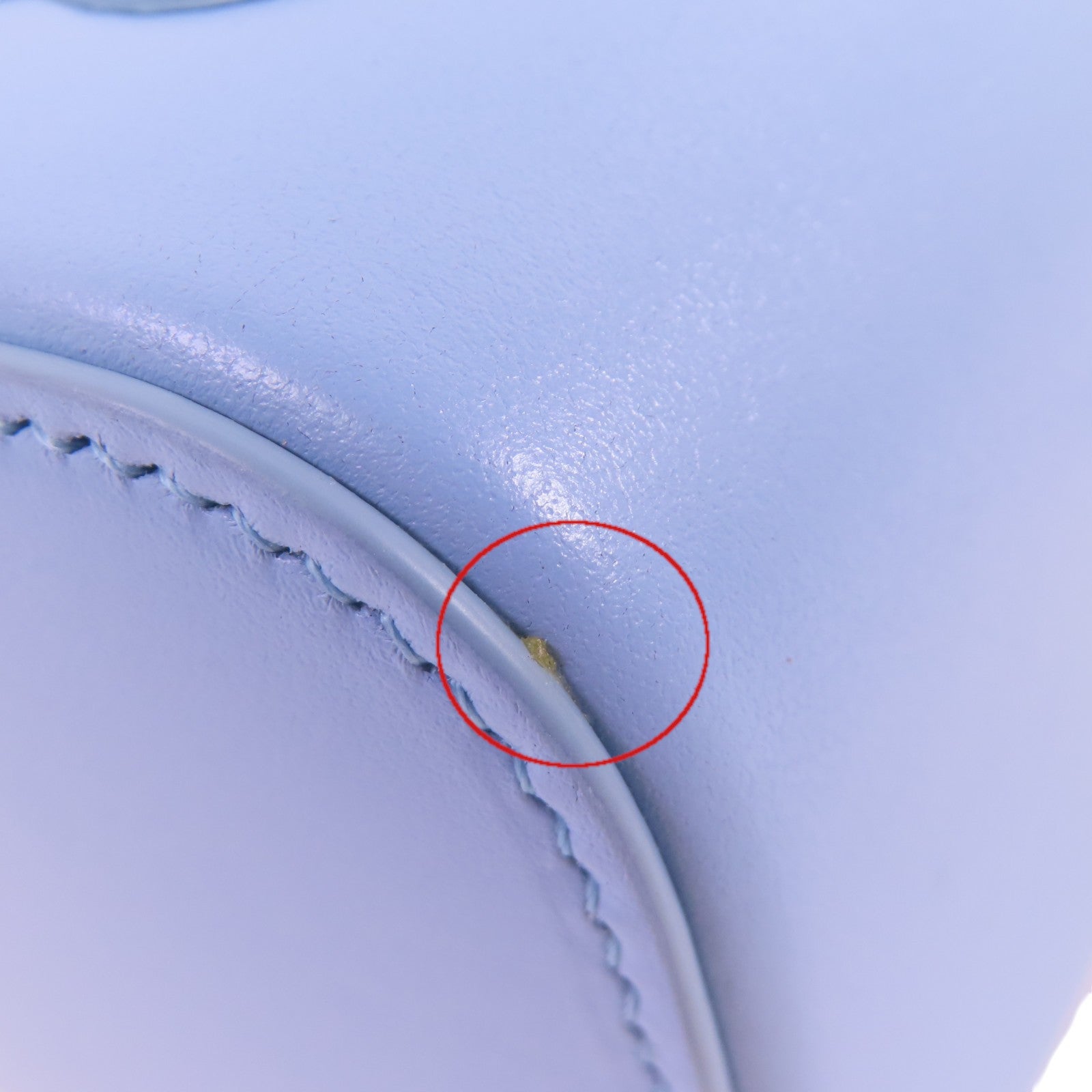 CELINE GHW Mini Vanity Case Hand Shoulder Bag Crossbody Calfskin Leather