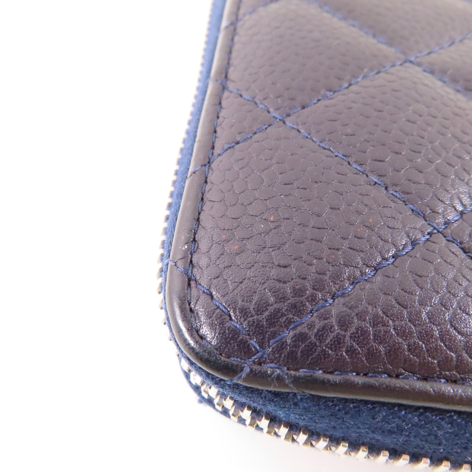 CHANEL 【激減優惠】牛皮皮革Long Wallet銀扣長錢包