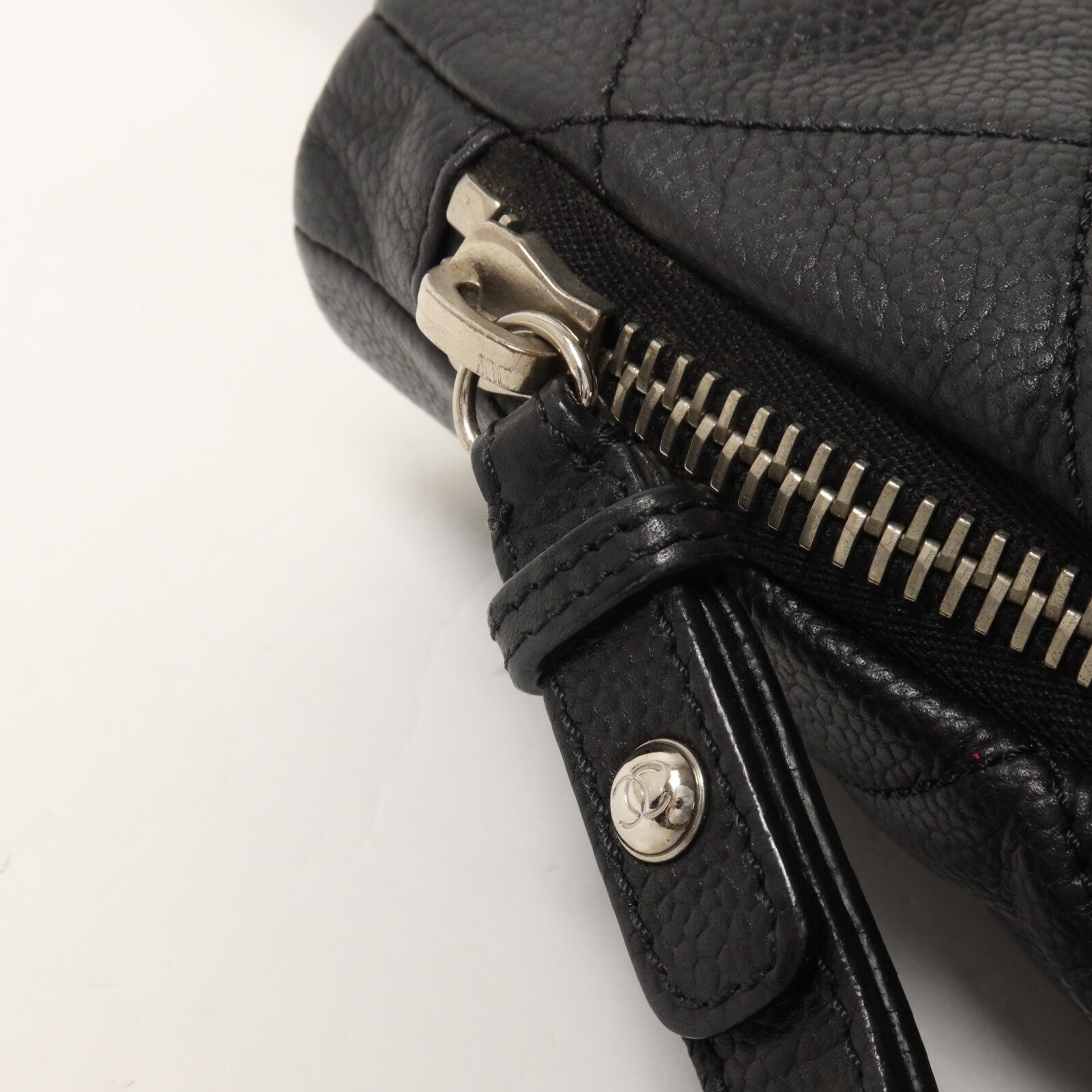 CHANEL 牛皮皮革Chain Shoulder鏈帶肩背袋