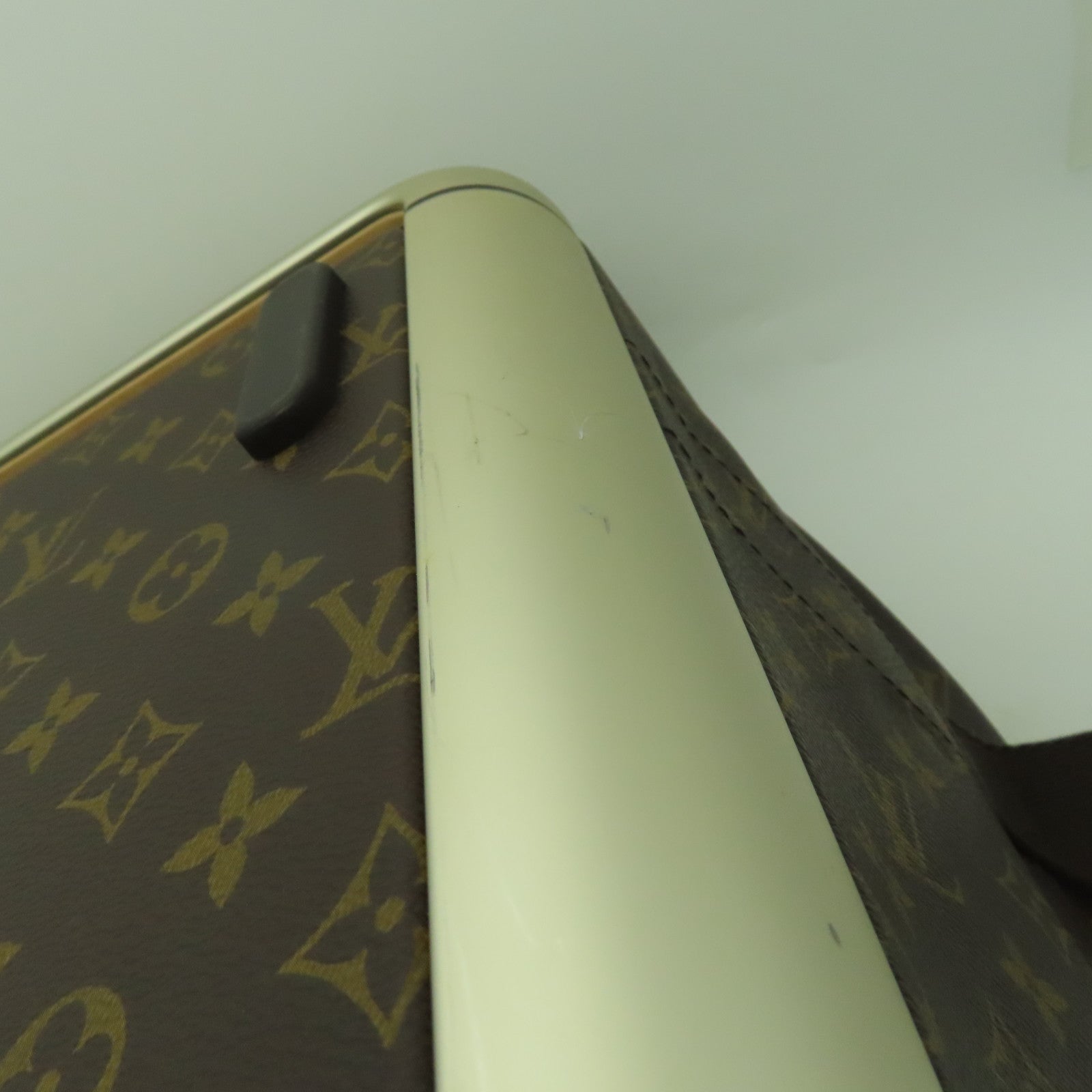 LOUIS VUITTON Monogram Horizon Soft Duffle 55銀扣行李箱啡色