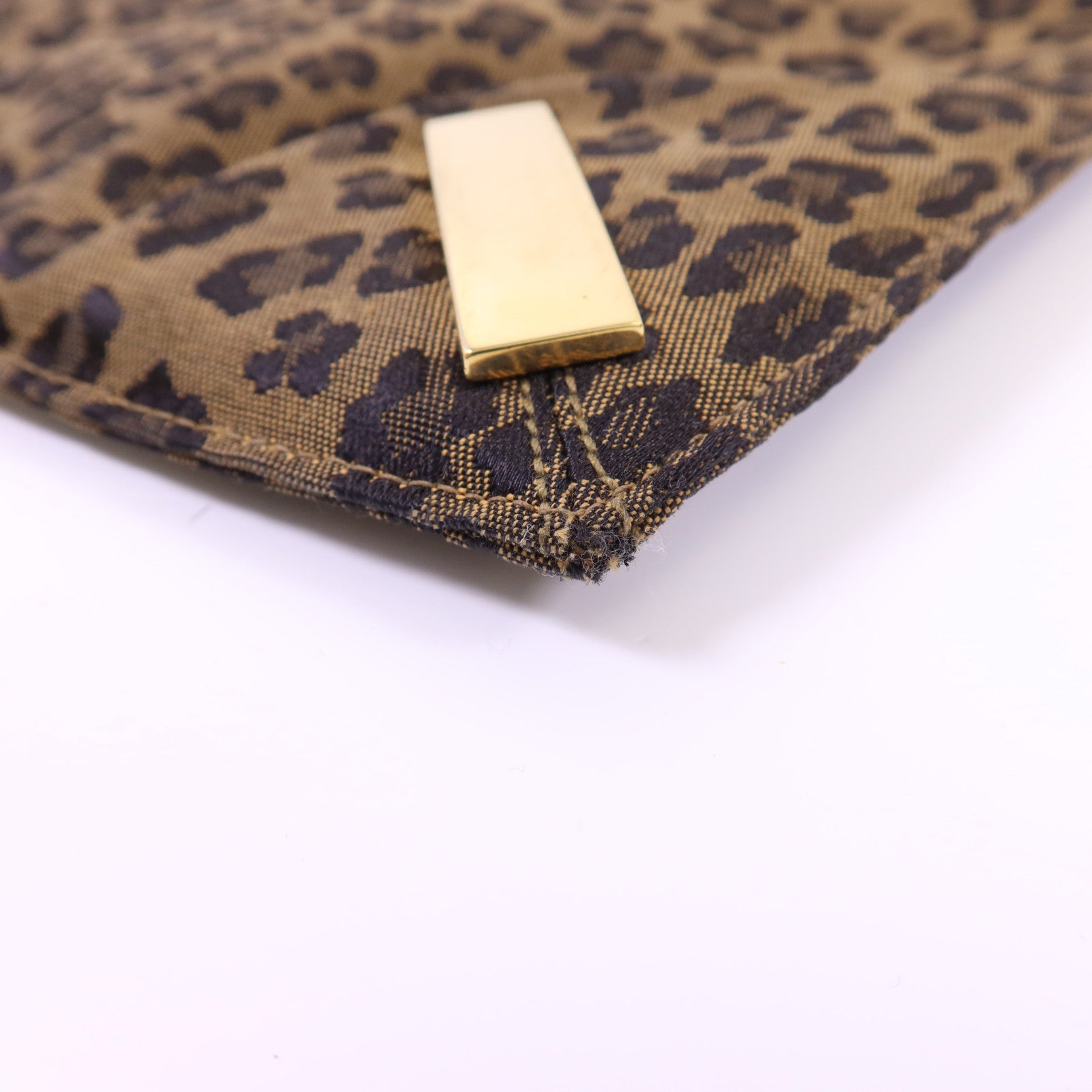 FENDI 帆布Tote Bag金扣手挽袋