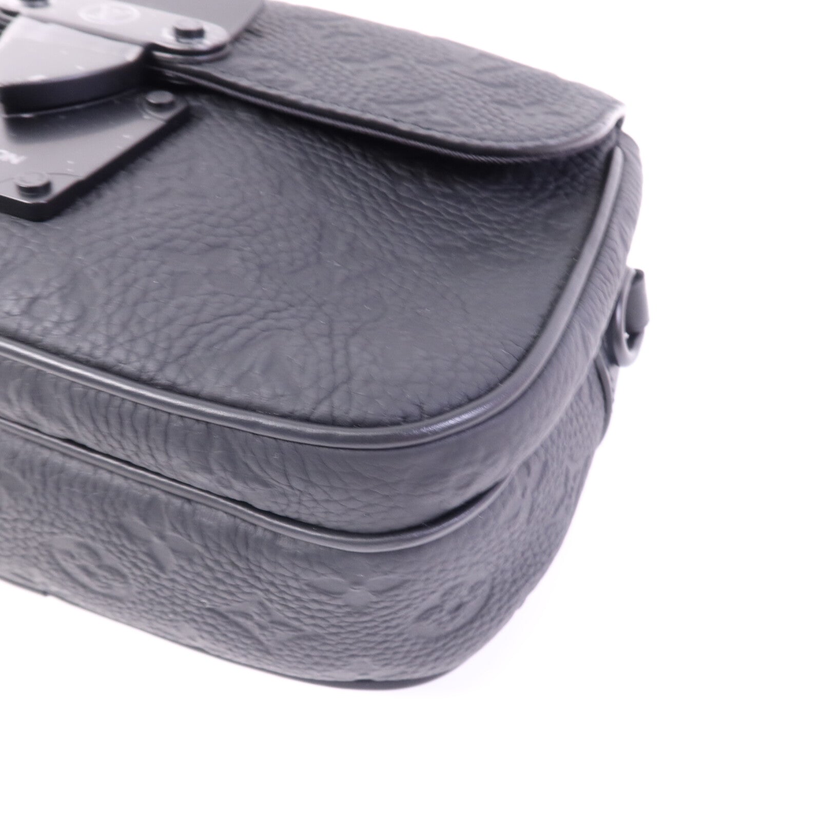 LOUIS VUITTON Monogram Taurillon S Lock肩背袋