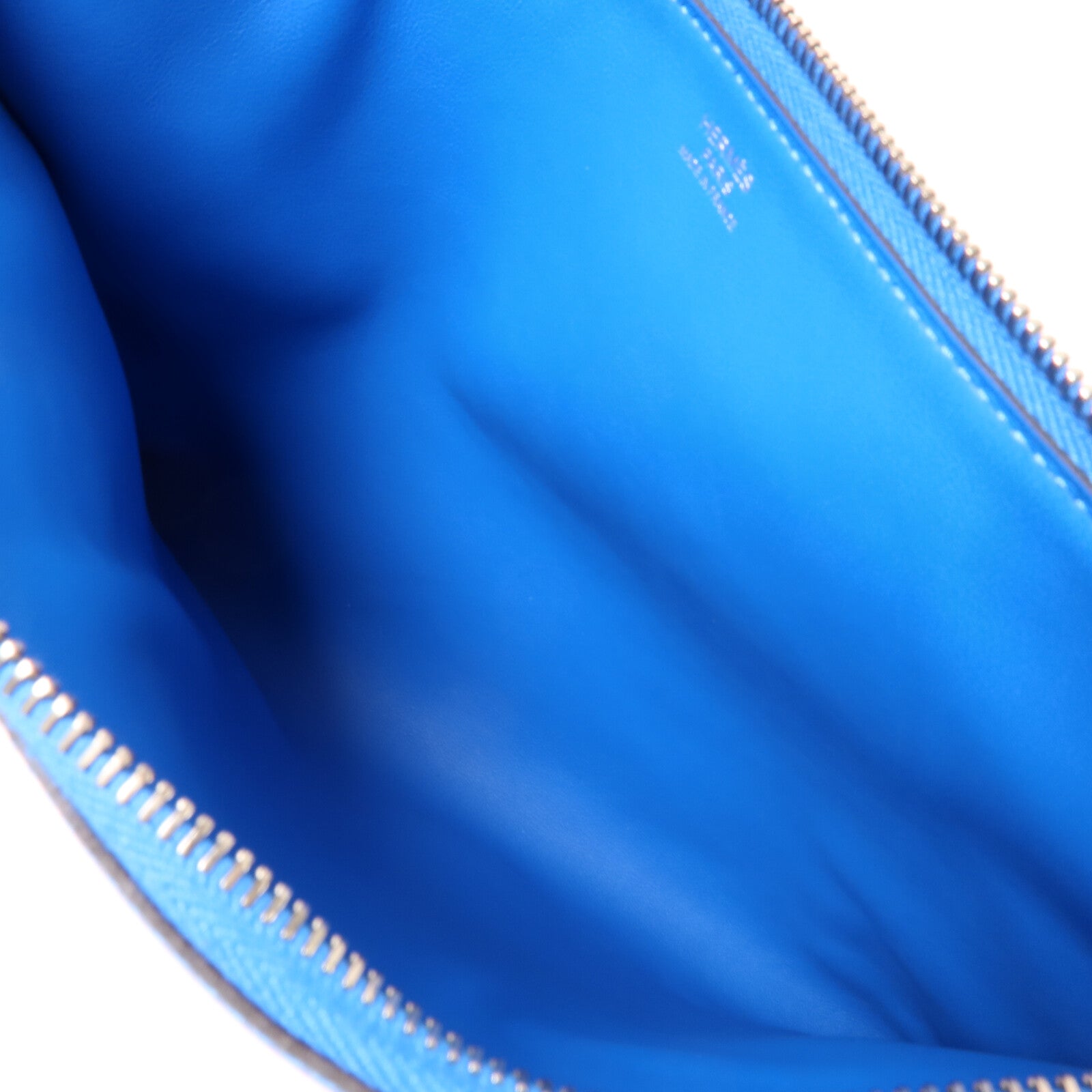 HERMES Evercolor皮革Ultrapla PM肩背袋Bleu Hydra