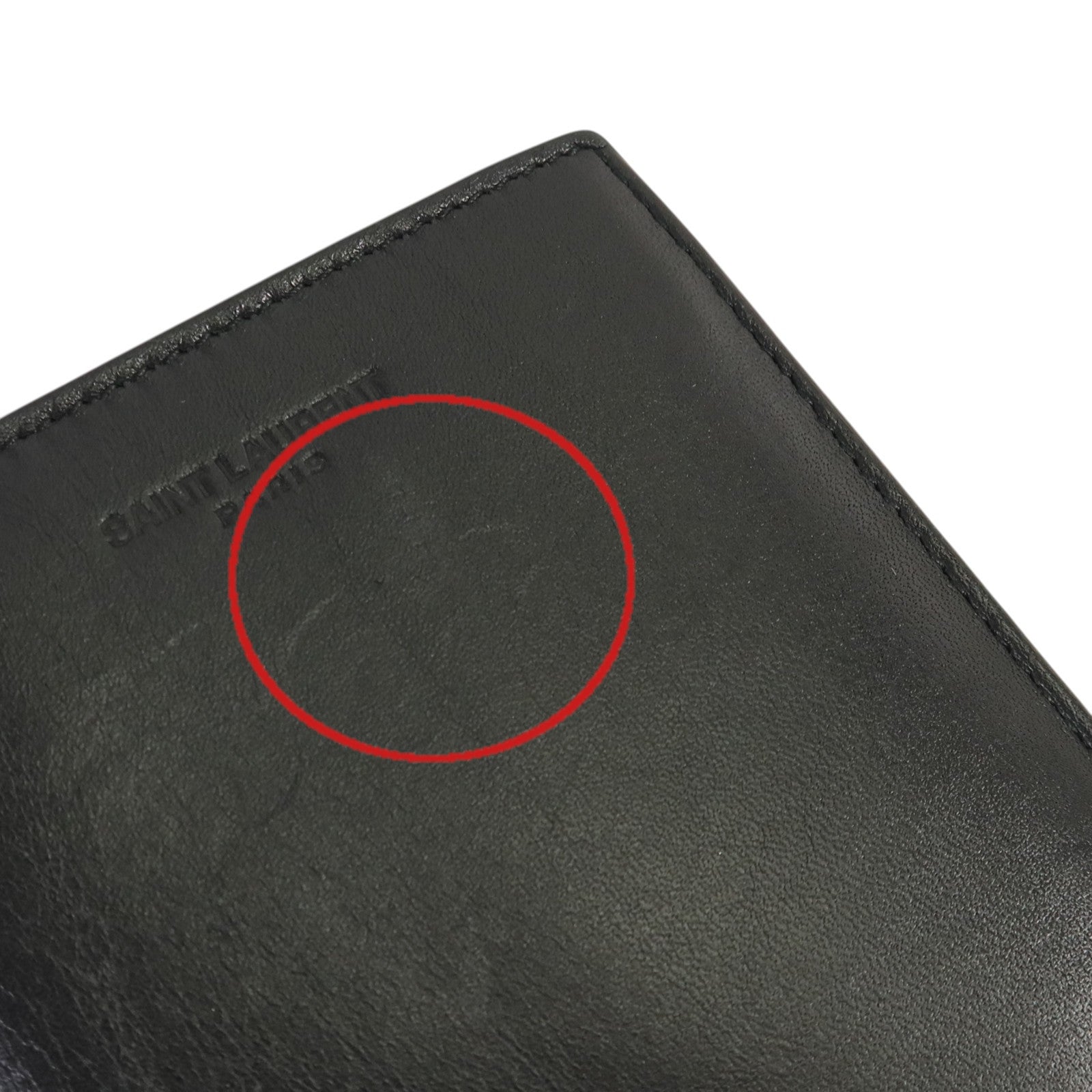 SAINT LAURENT 【激減優惠】牛皮皮革Long Wallet長錢包