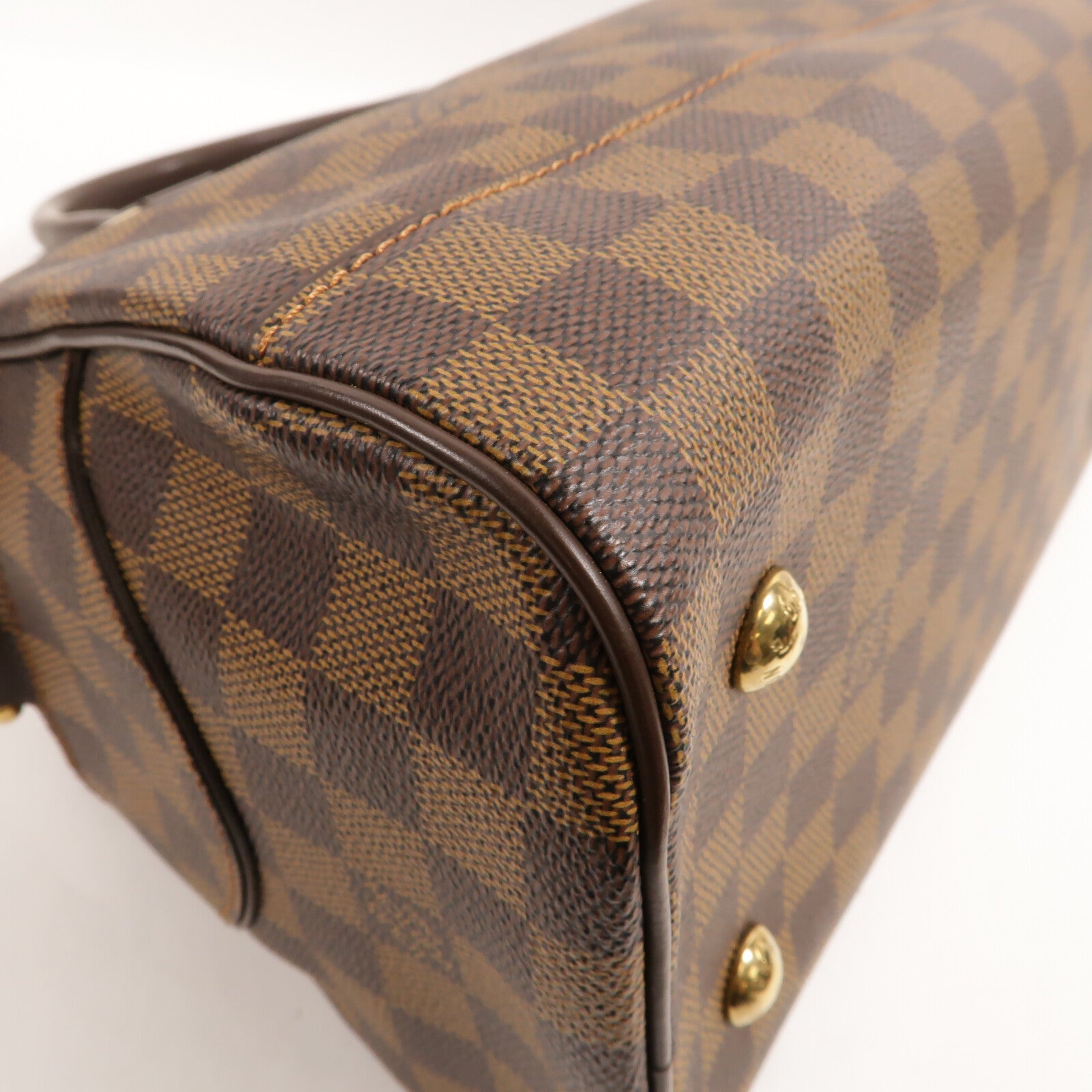LOUIS VUITTON Damier Duomo金扣手挽袋