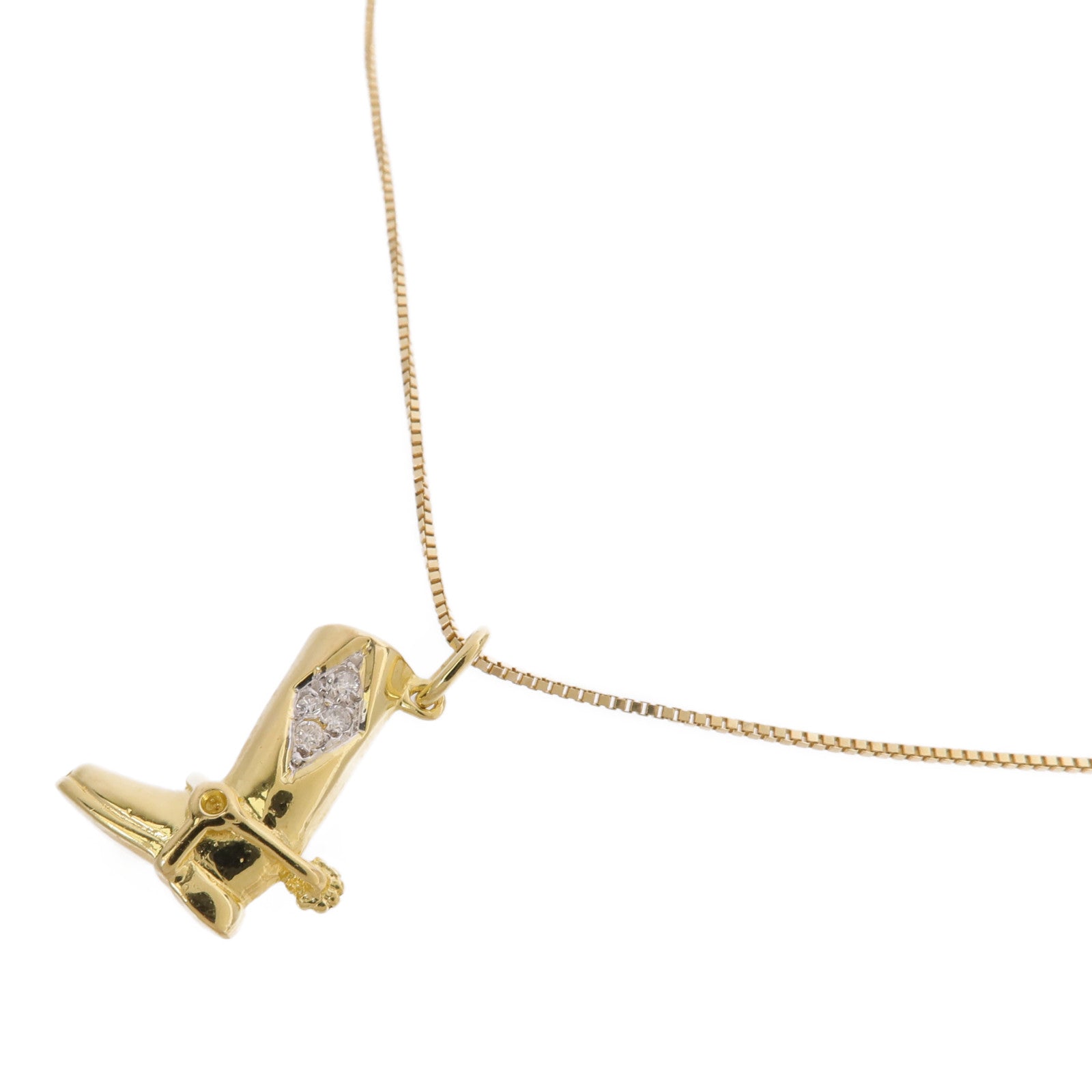 JEWELRY 18K黃金/白金Diamond Necklace鑽石項鍊